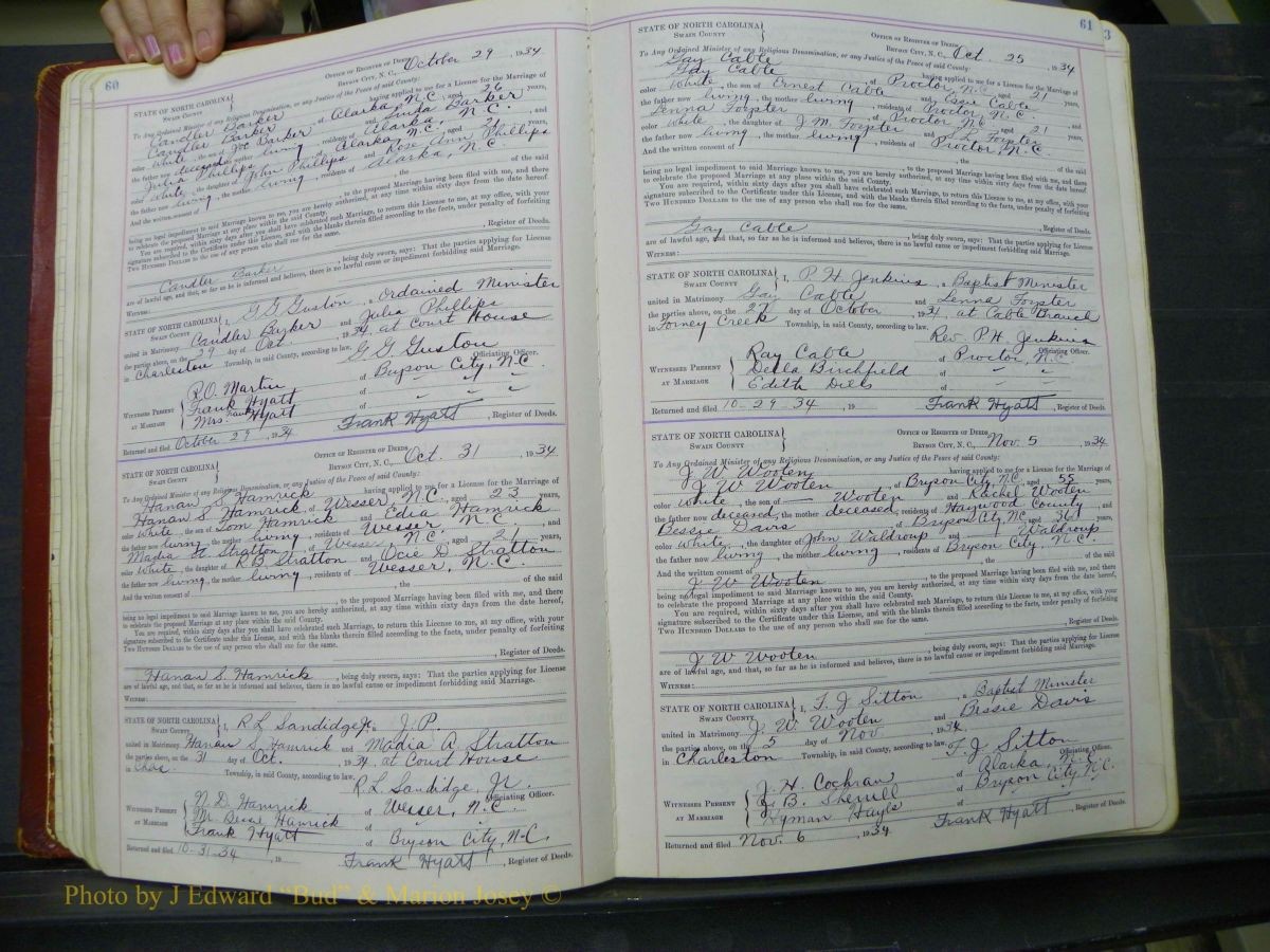 Swain Marriage Lic, 1934-1955 057.JPG