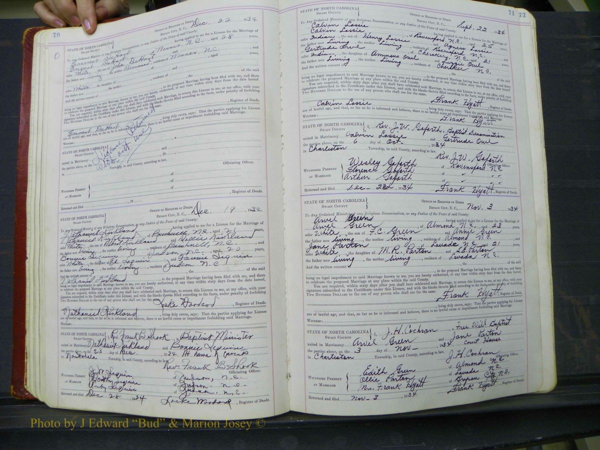 Swain Marriage Lic, 1934-1955 061.JPG