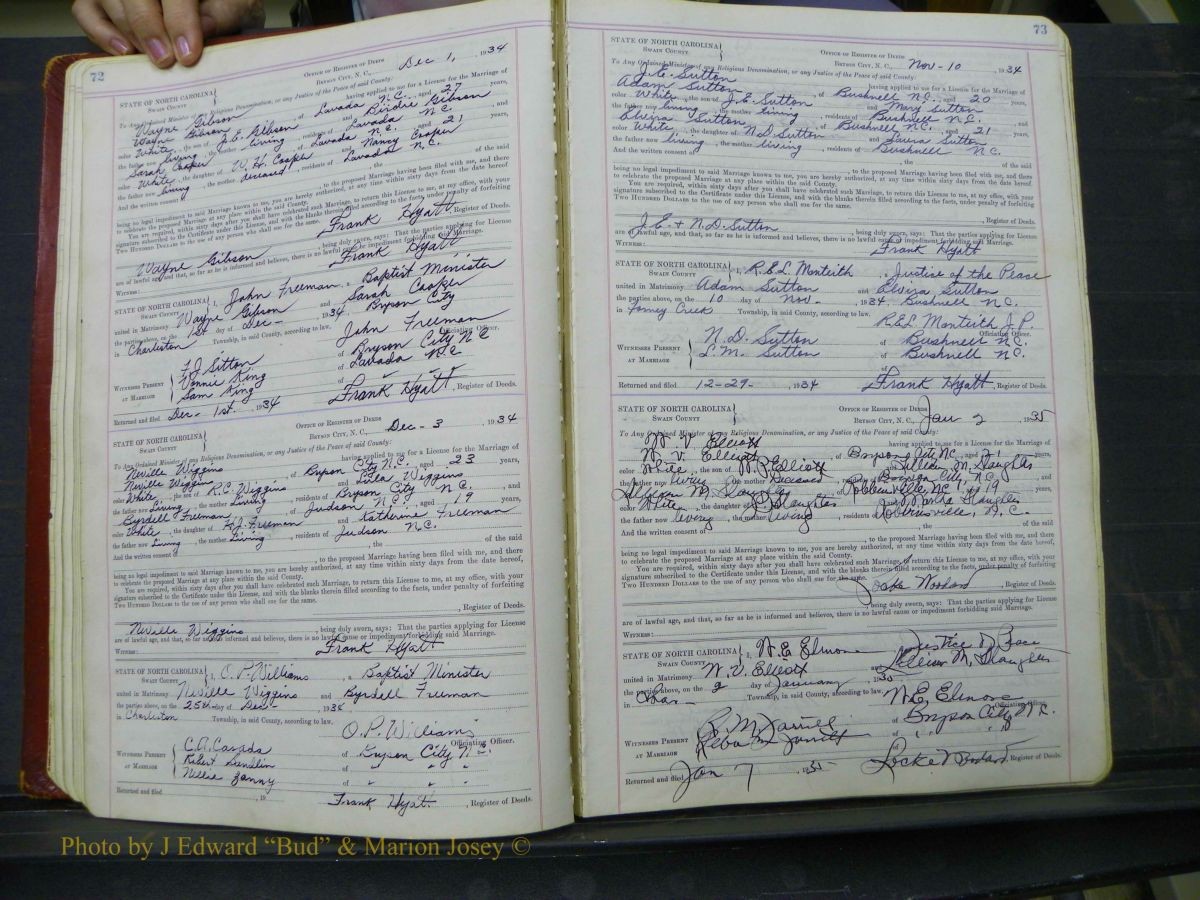 Swain Marriage Lic, 1934-1955 063.JPG