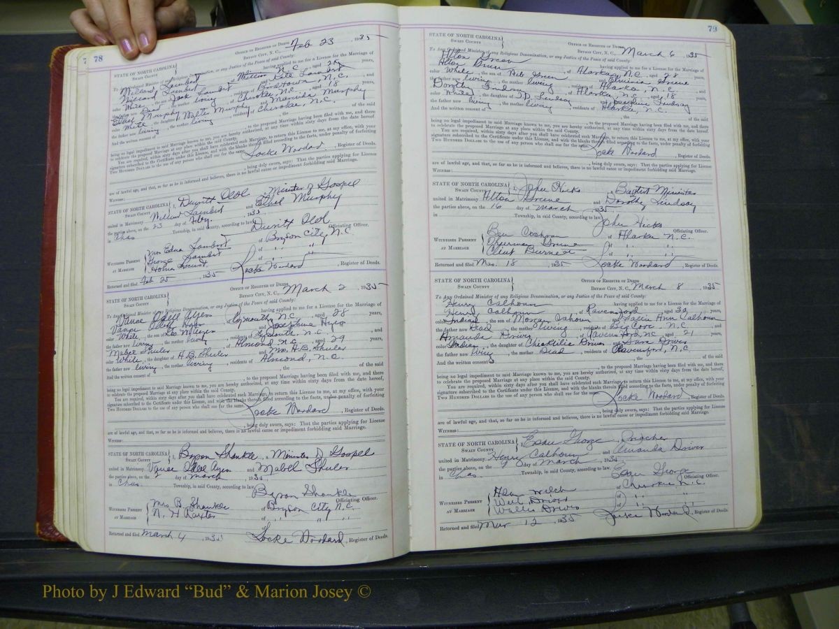 Swain Marriage Lic, 1934-1955 066.JPG