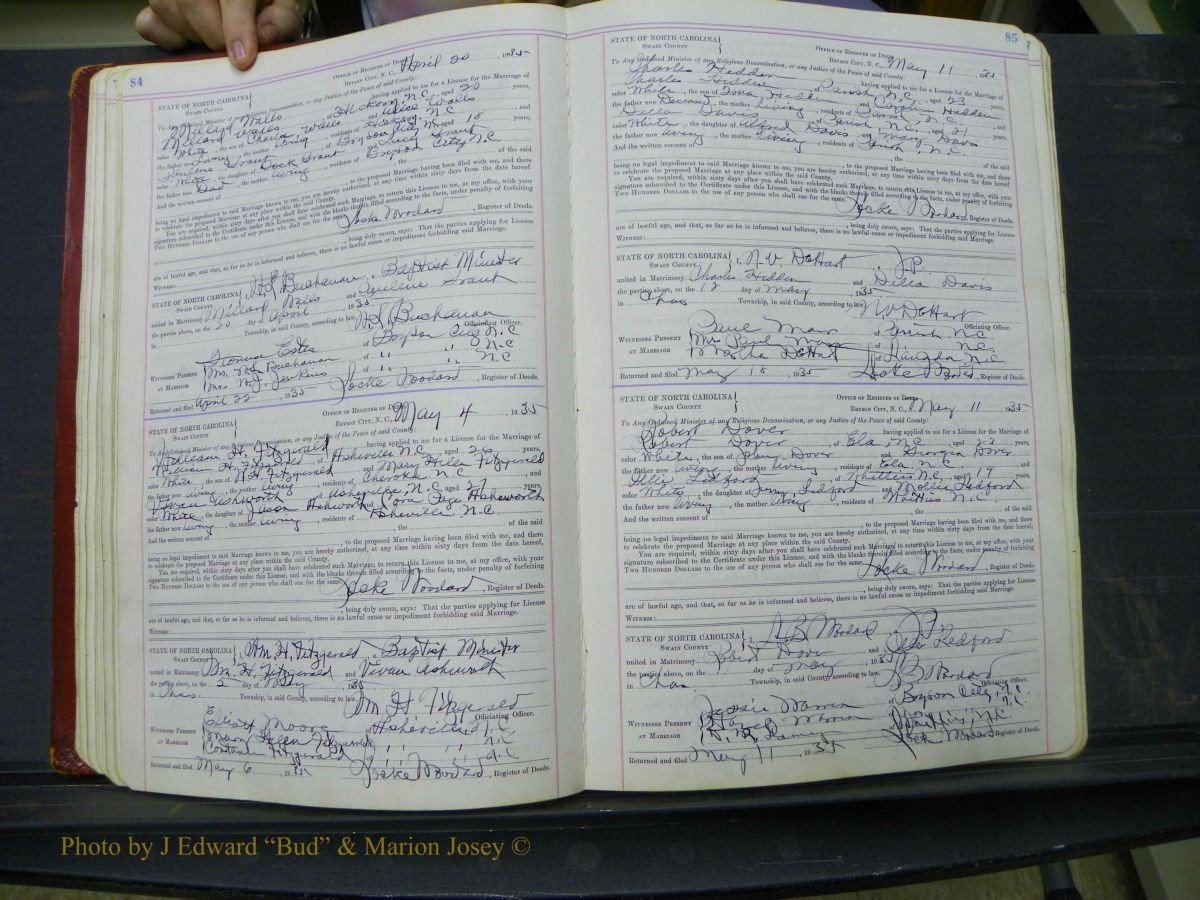 Swain Marriage Lic, 1934-1955 068.JPG