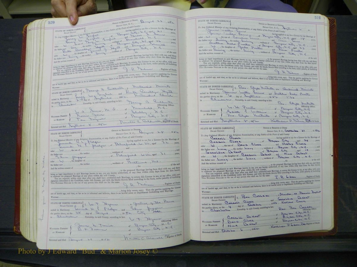 Swain Marriage Lic, 1934-1955 304.JPG
