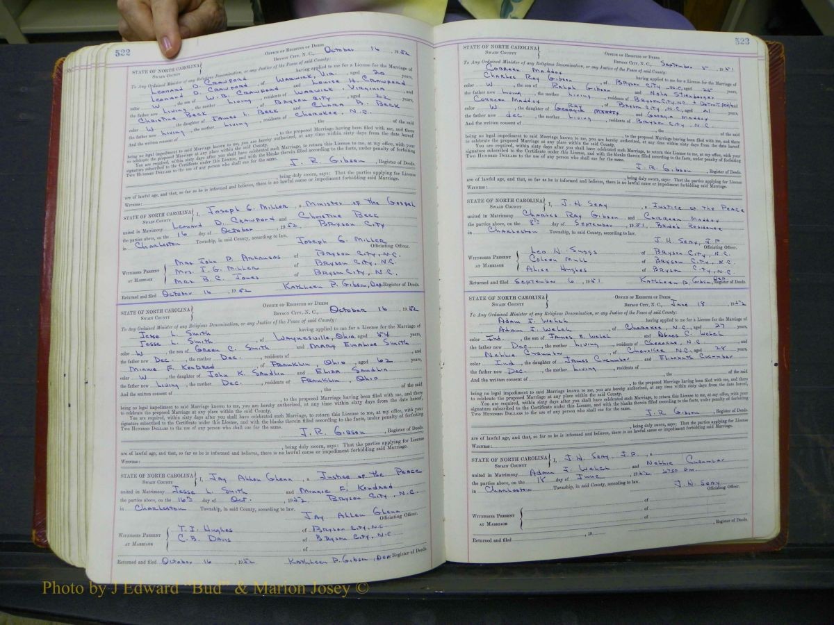 Swain Marriage Lic, 1934-1955 306.JPG