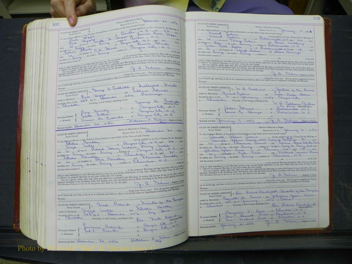 Swain Marriage Lic, 1934-1955 311.JPG