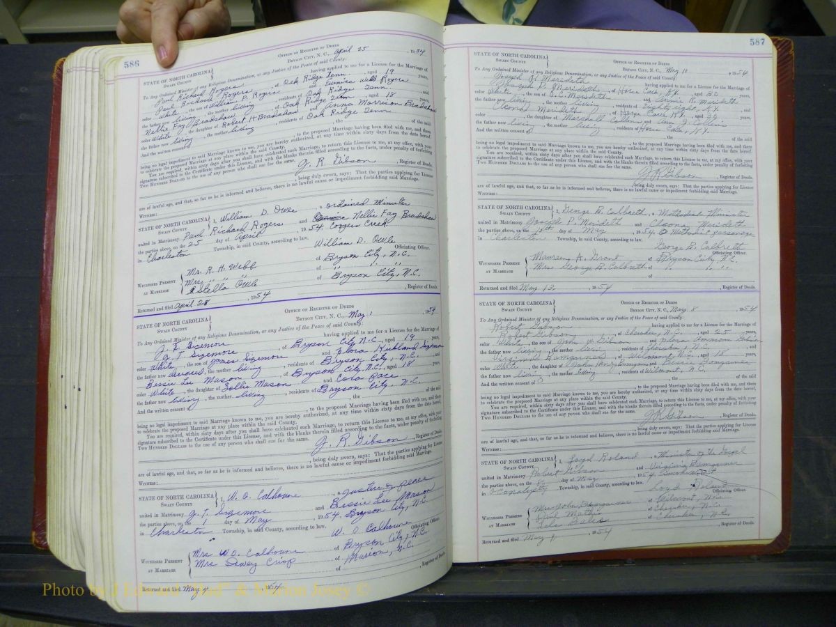 Swain Marriage Lic, 1934-1955 338.JPG