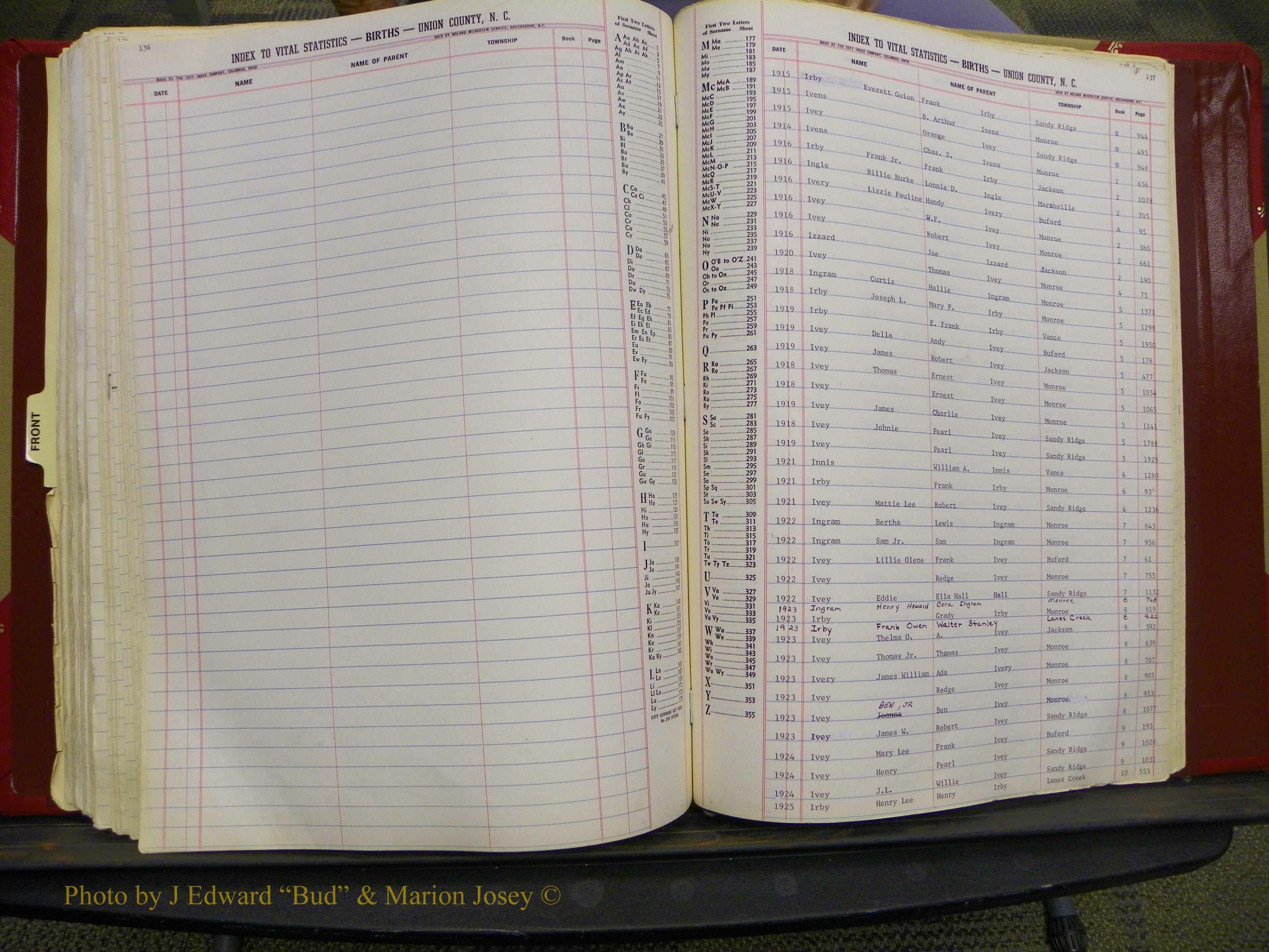 Union Co, NC Births, A-K, 1913-1937 (200).JPG