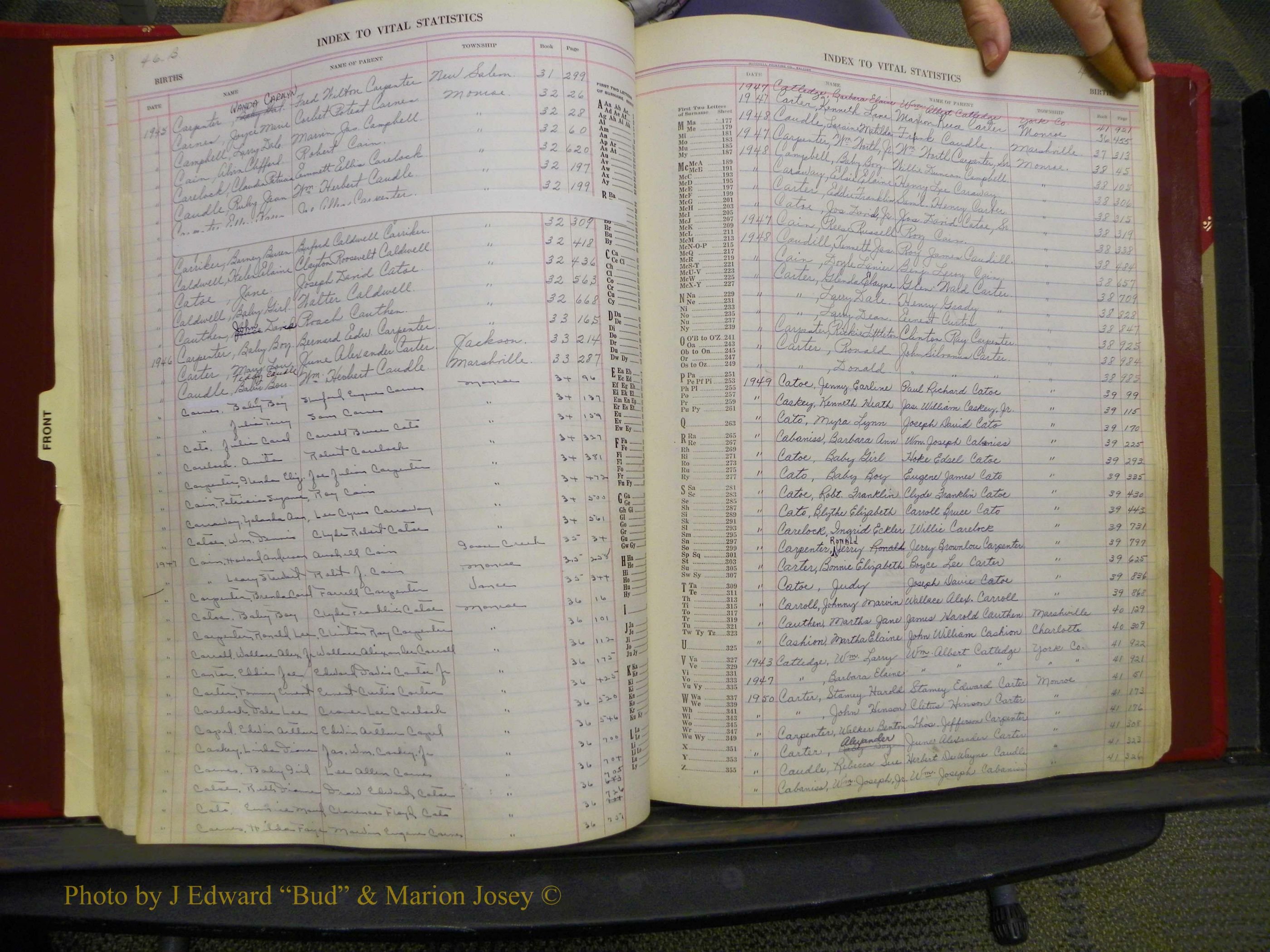 Union Co, NC Births, A-K, 1938-1955 (52).JPG