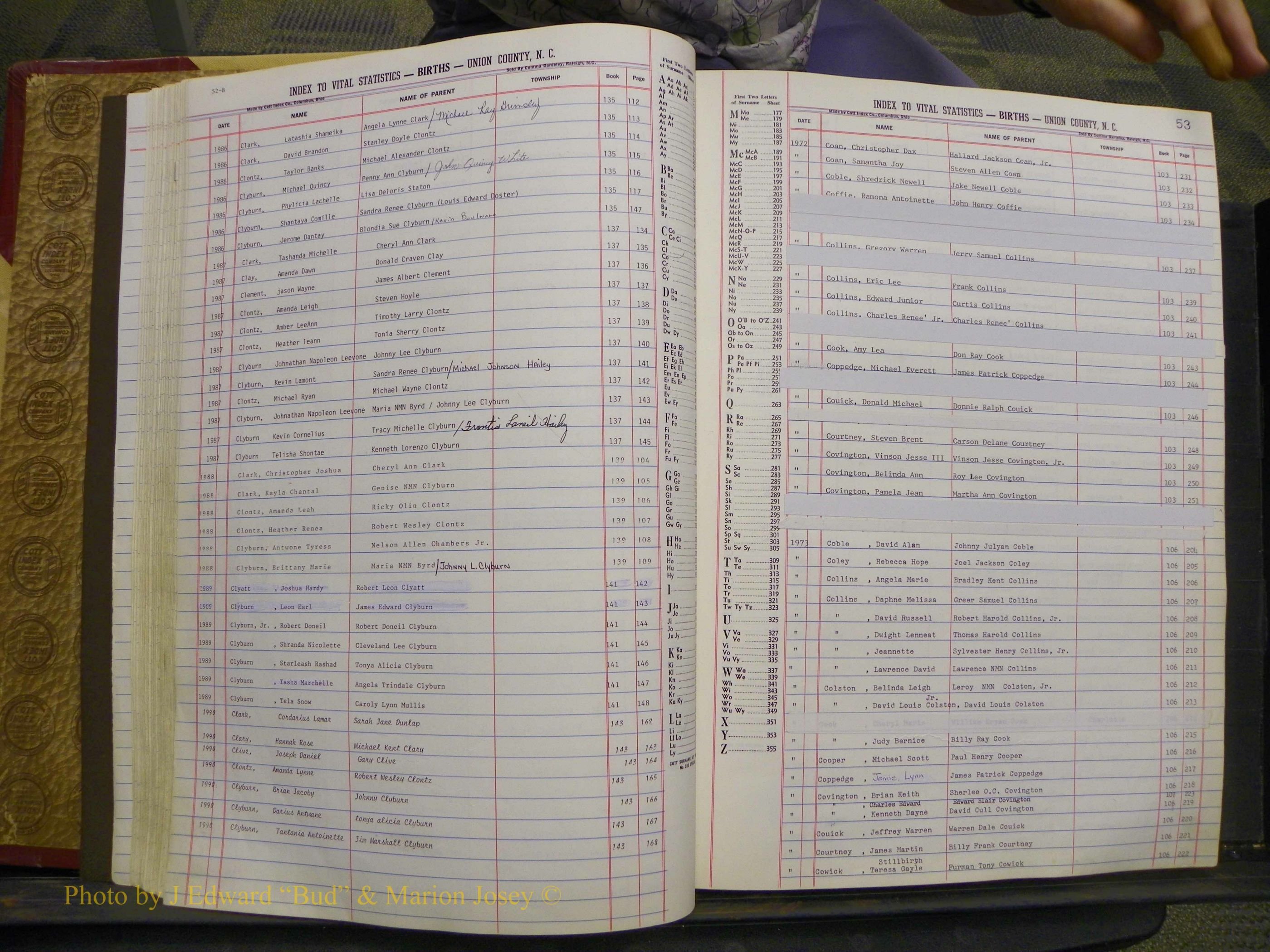 Union Co, NC Births, A-S, 1972-1990 (49).JPG