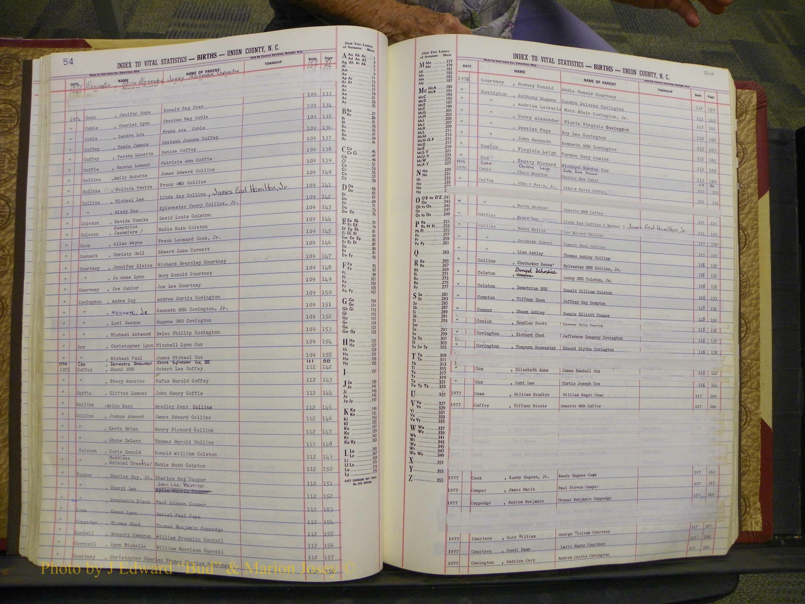 Union Co, NC Births, A-S, 1972-1990 (50).JPG