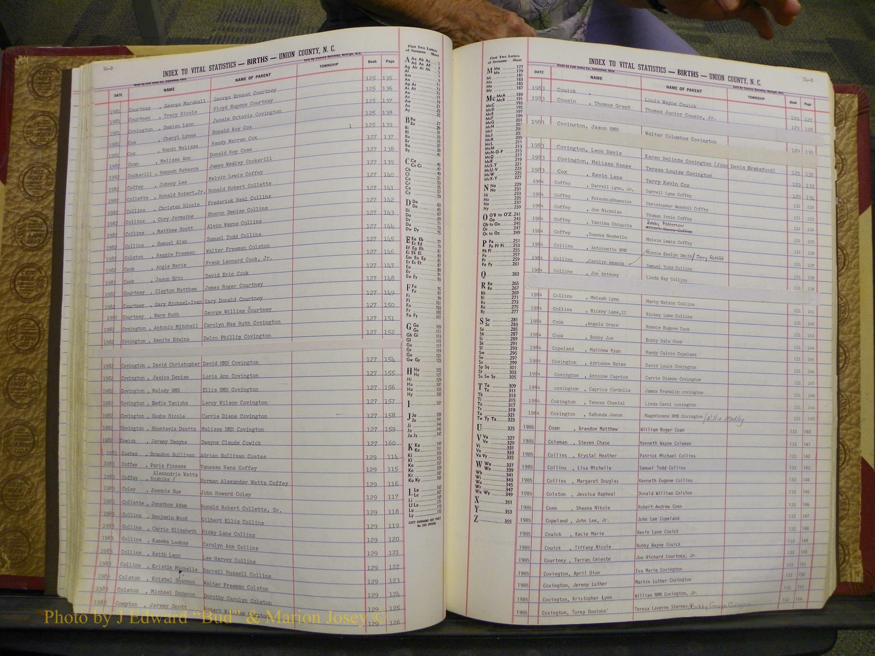 Union Co, NC Births, A-S, 1972-1990 (53).JPG