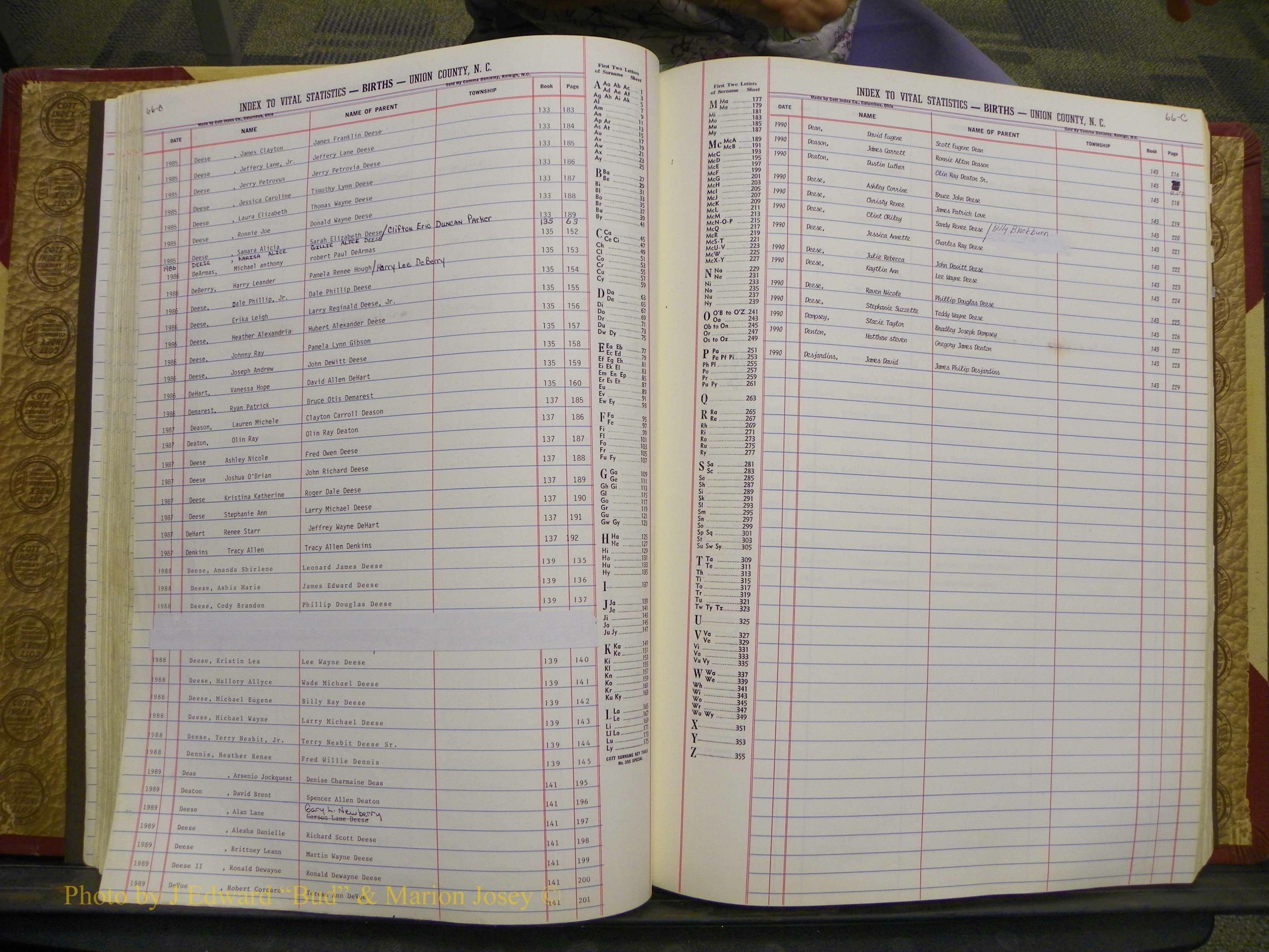 Union Co, NC Births, A-S, 1972-1990 (63).JPG