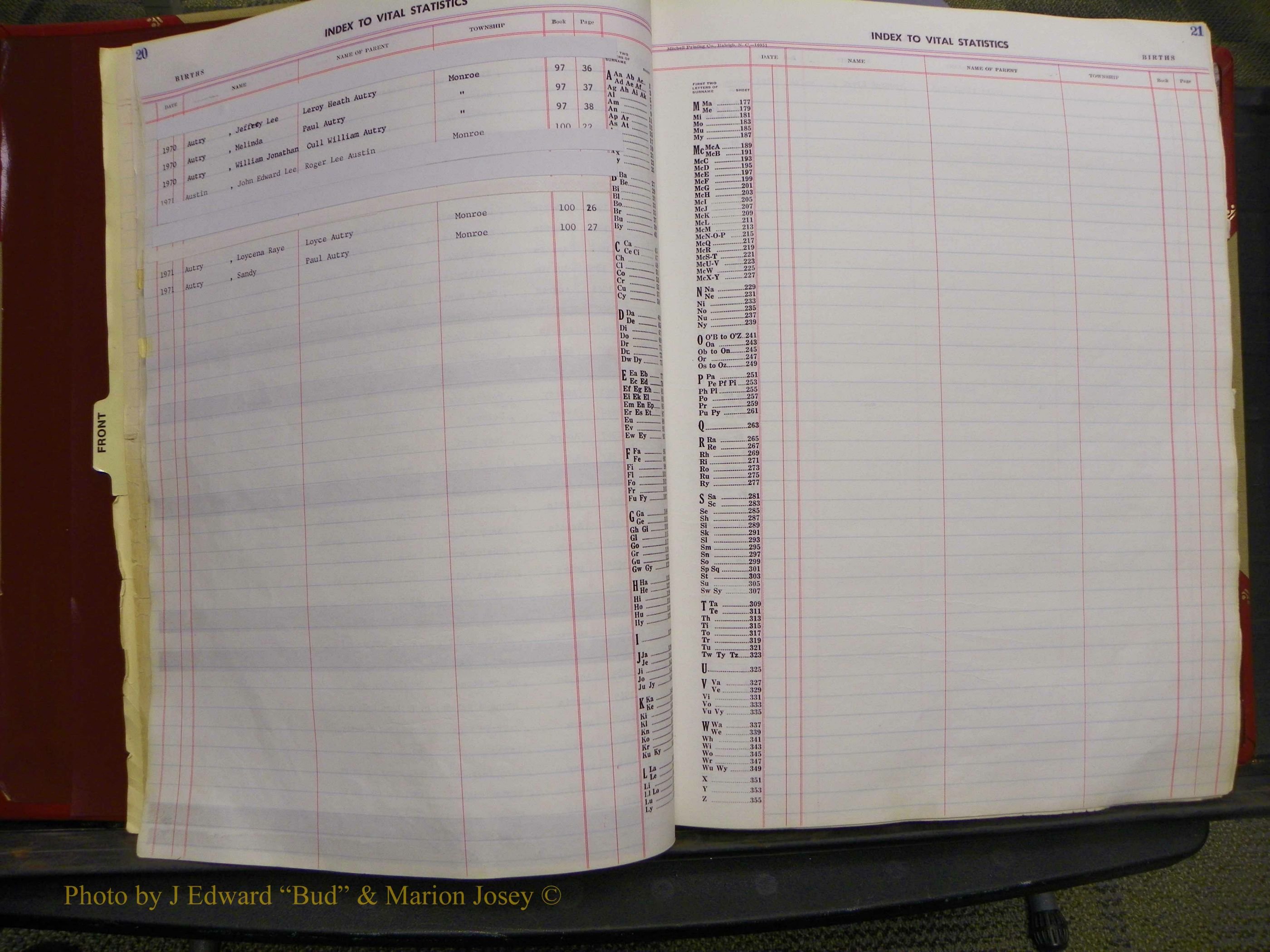 Union Co, NC Births, A-Z, 1956-1971 (16).JPG