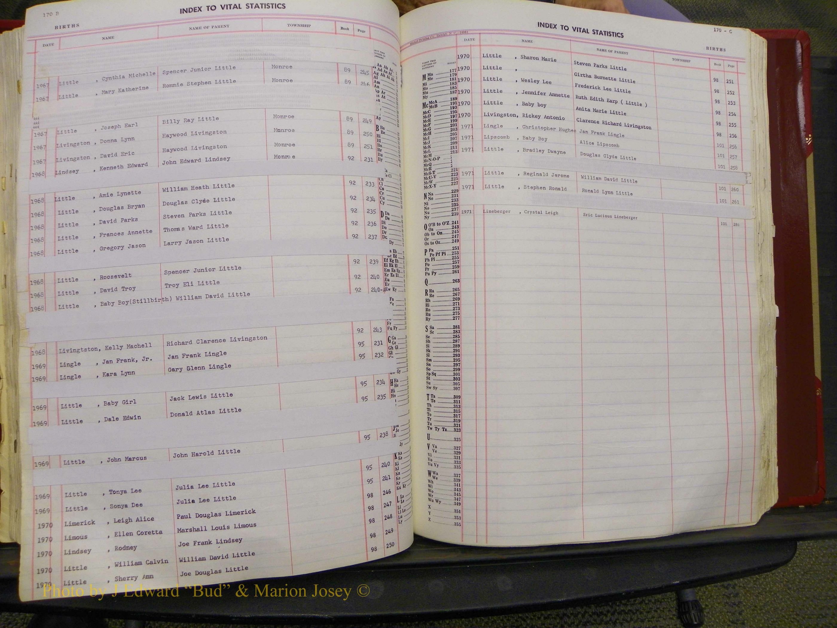 Union Co, NC Births, A-Z, 1956-1971 (192).JPG