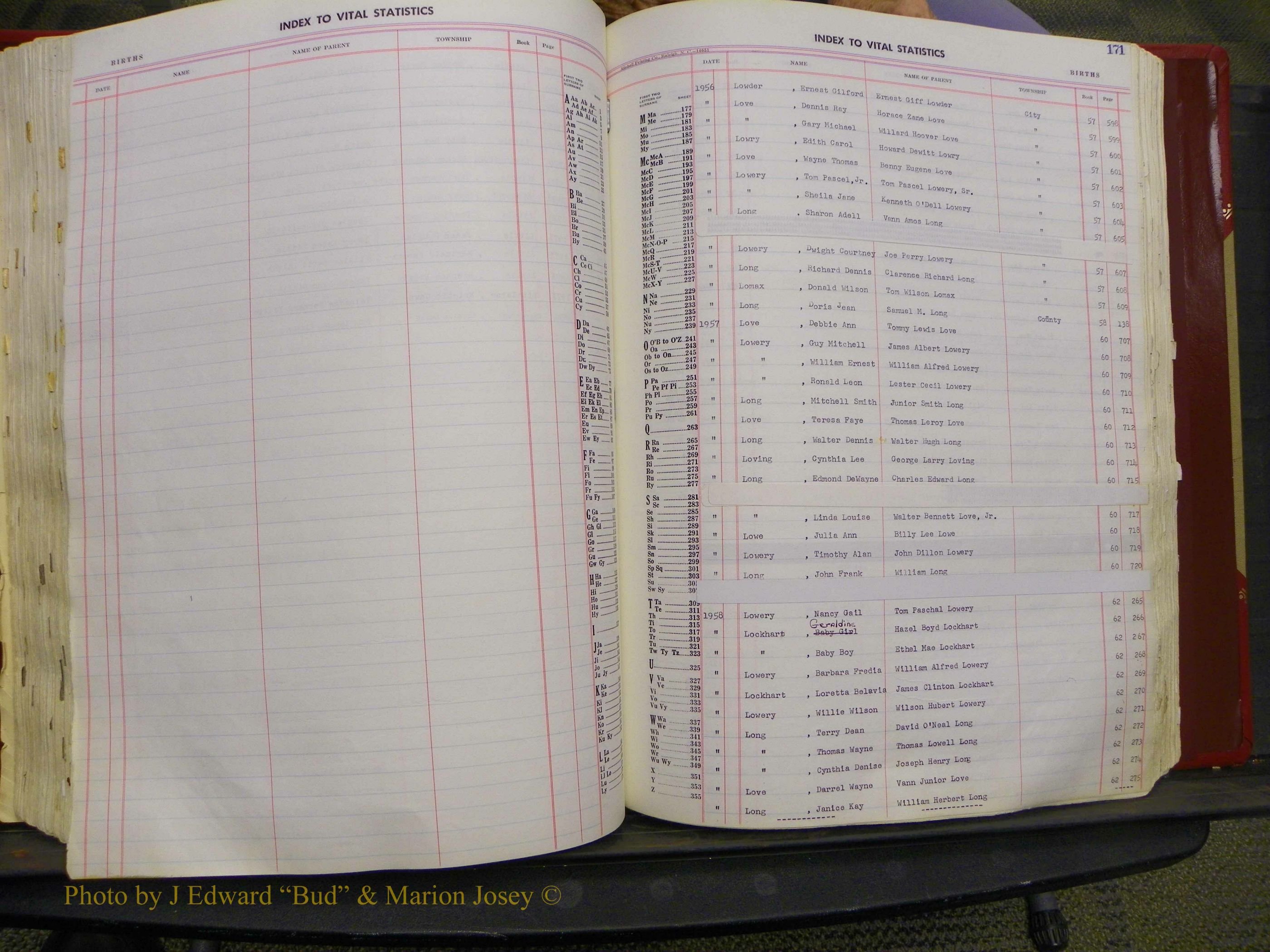 Union Co, NC Births, A-Z, 1956-1971 (193).JPG