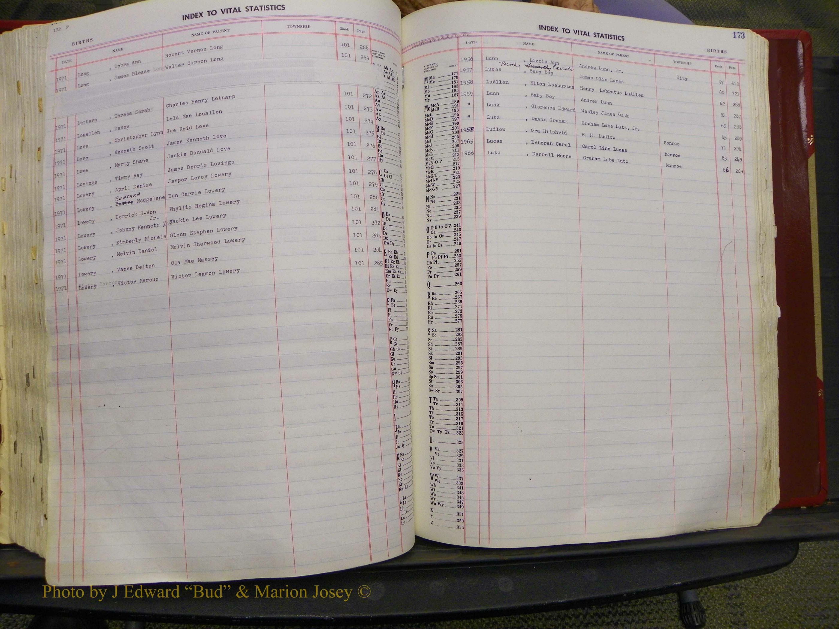 Union Co, NC Births, A-Z, 1956-1971 (198).JPG