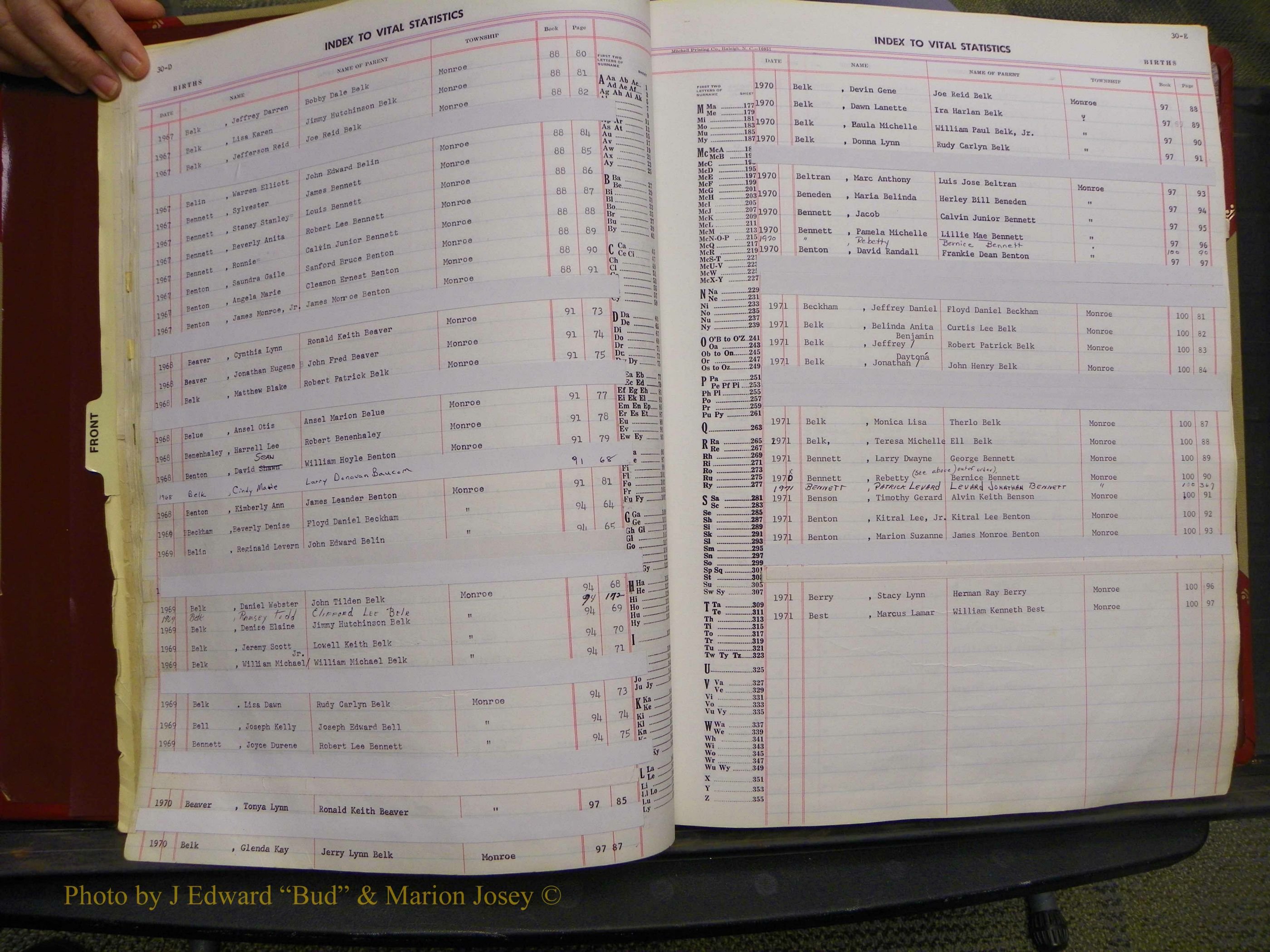 Union Co, NC Births, A-Z, 1956-1971 (29).JPG