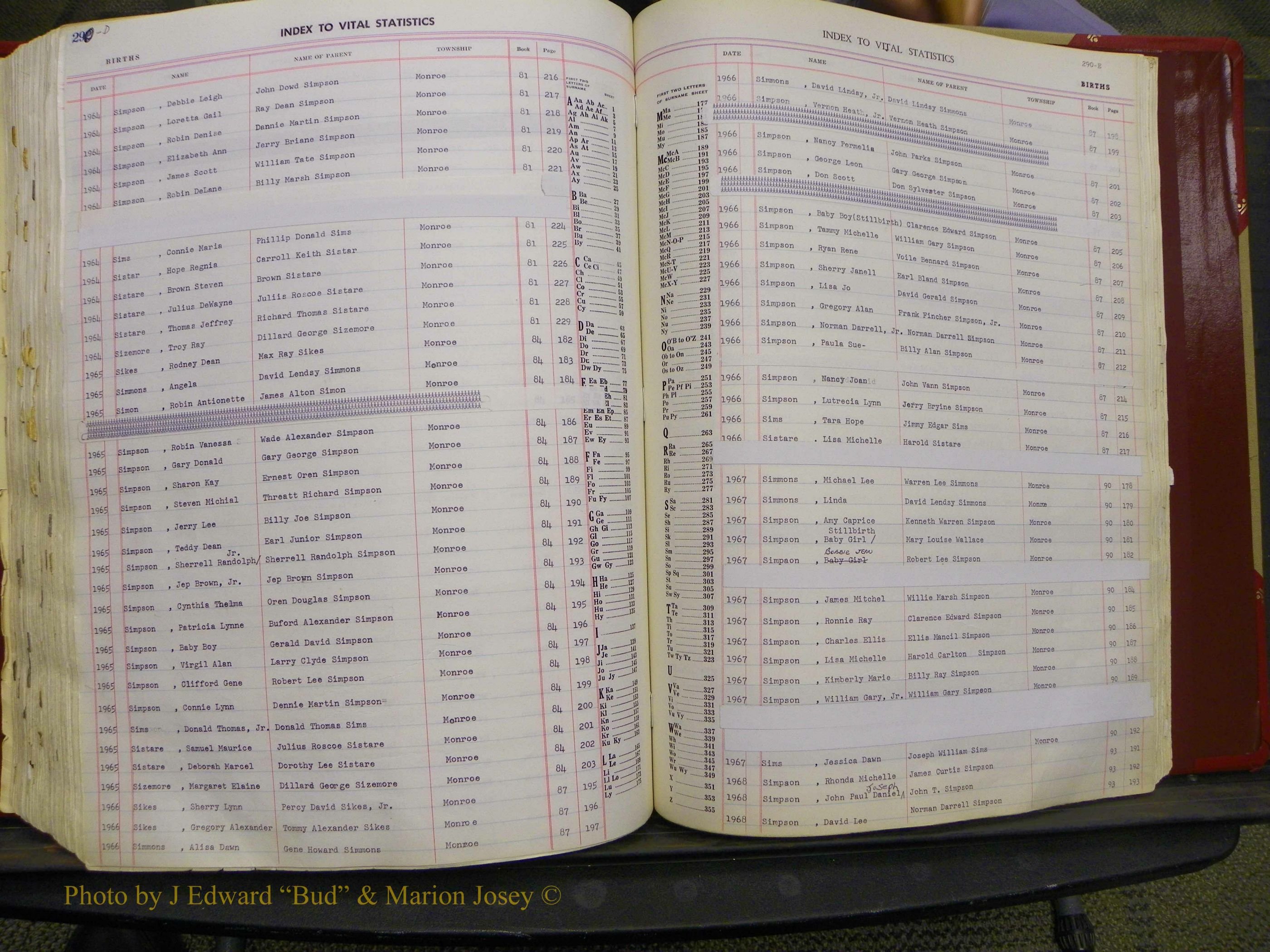 Union Co, NC Births, A-Z, 1956-1971 (301).JPG