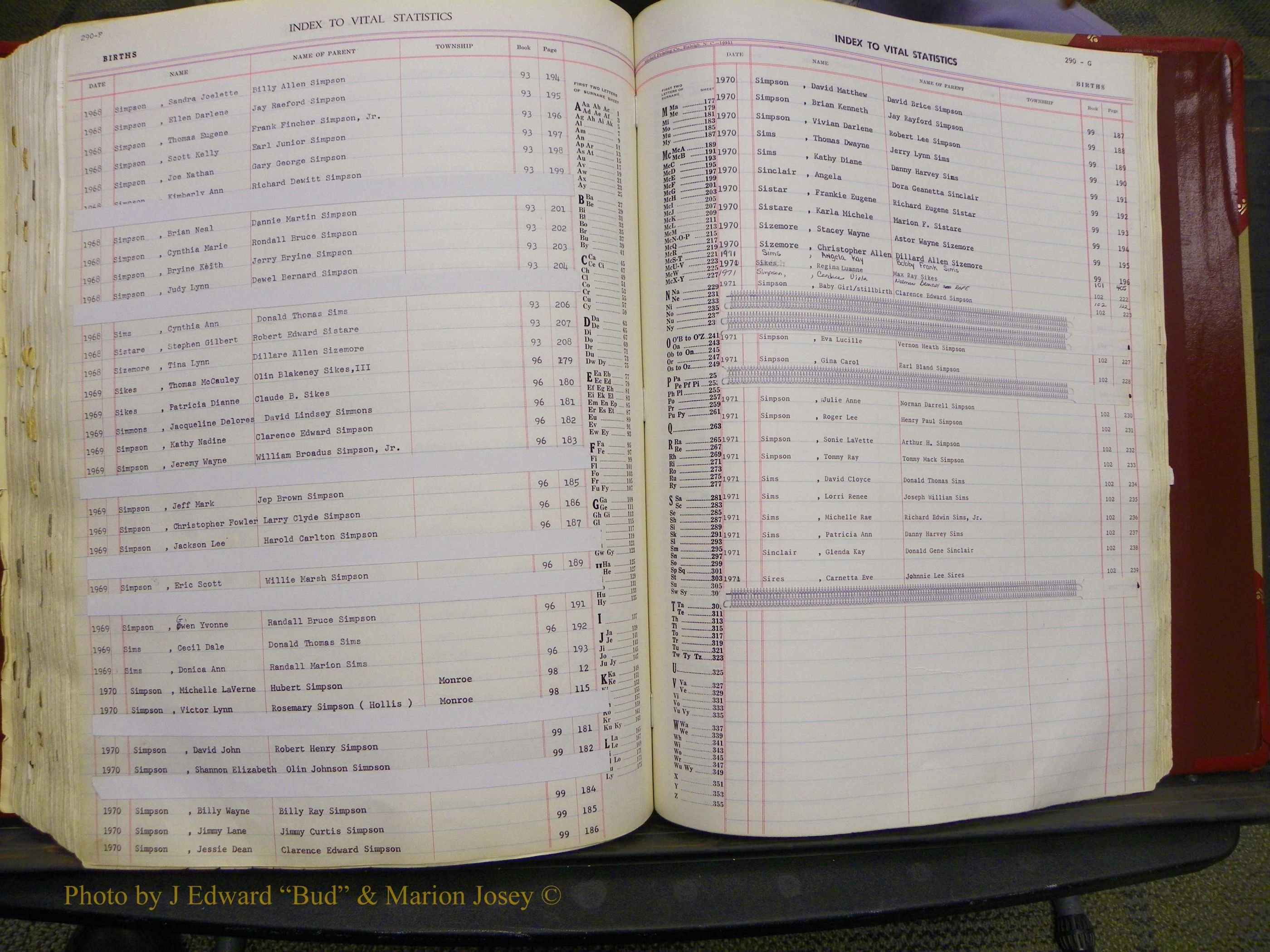 Union Co, NC Births, A-Z, 1956-1971 (302).JPG