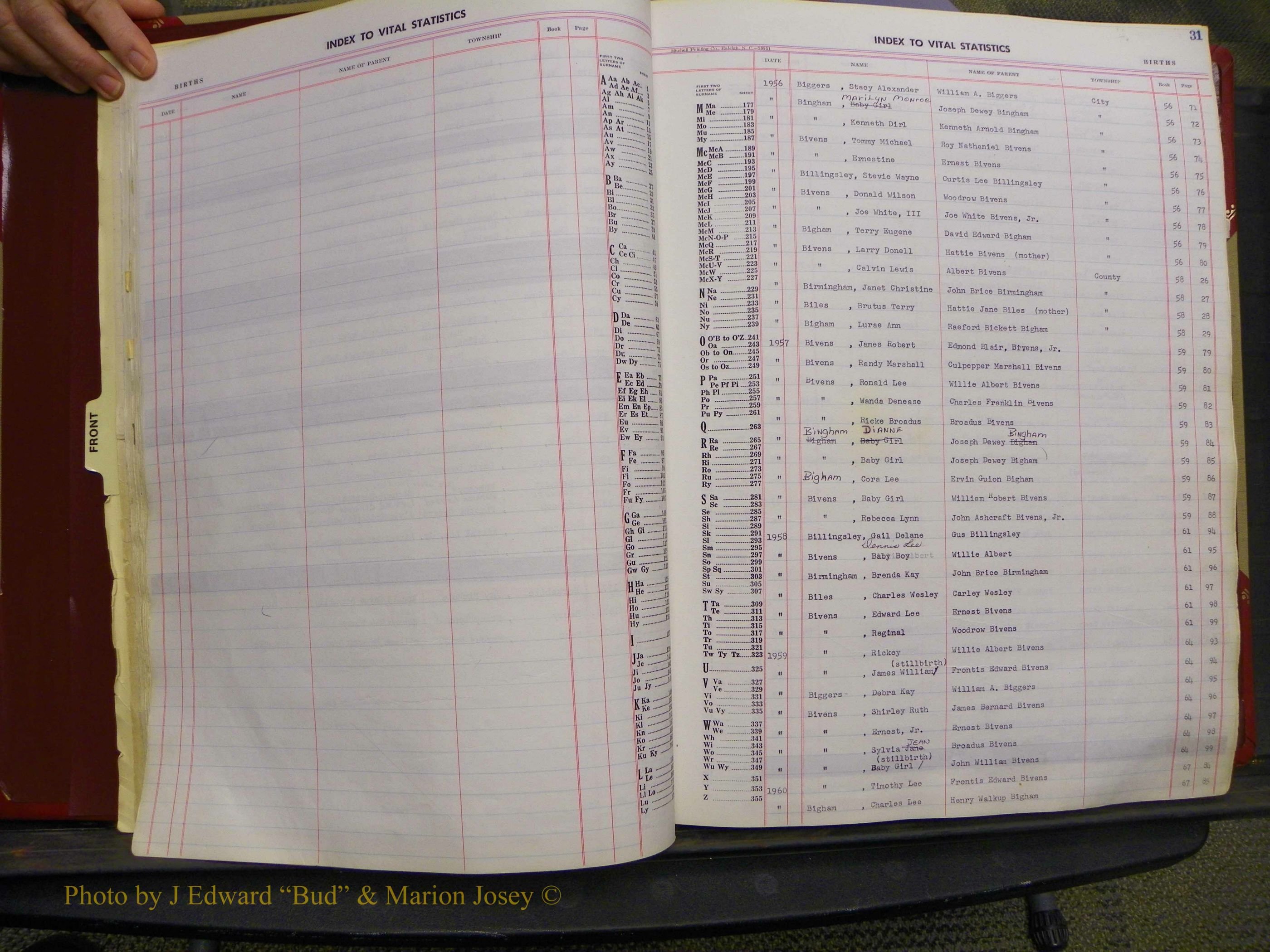 Union Co, NC Births, A-Z, 1956-1971 (31).JPG