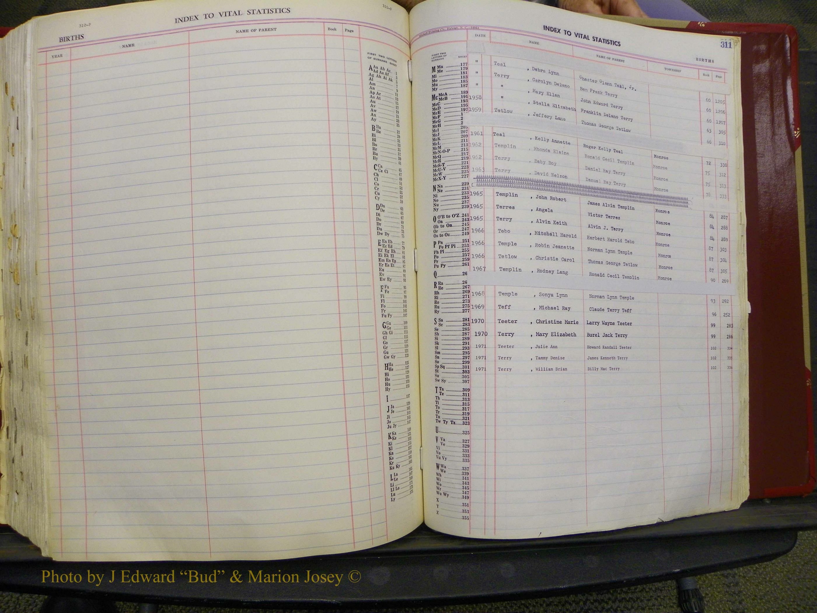 Union Co, NC Births, A-Z, 1956-1971 (328).JPG