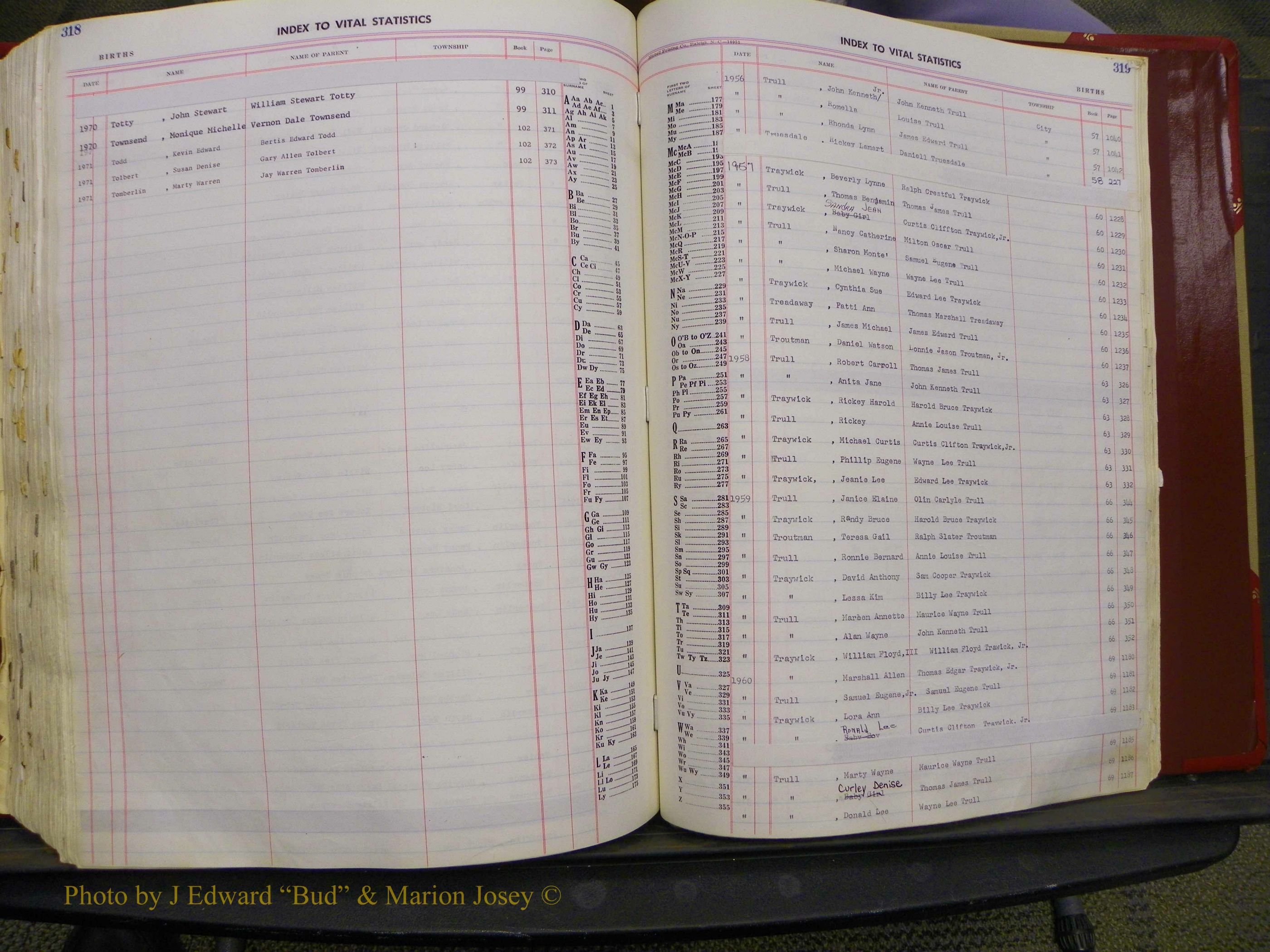 Union Co, NC Births, A-Z, 1956-1971 (336).JPG