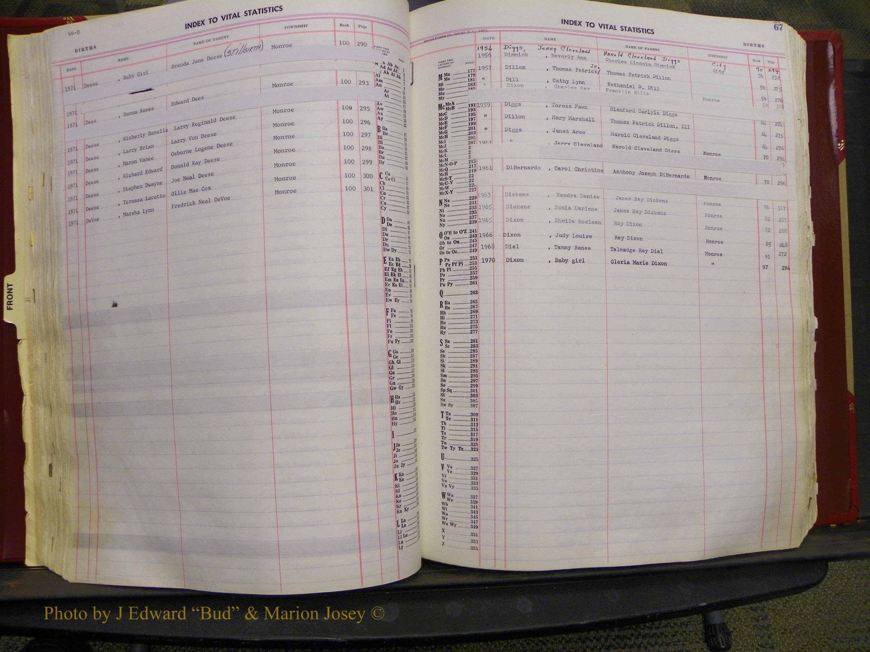 Union Co, NC Births, A-Z, 1956-1971 (81).JPG
