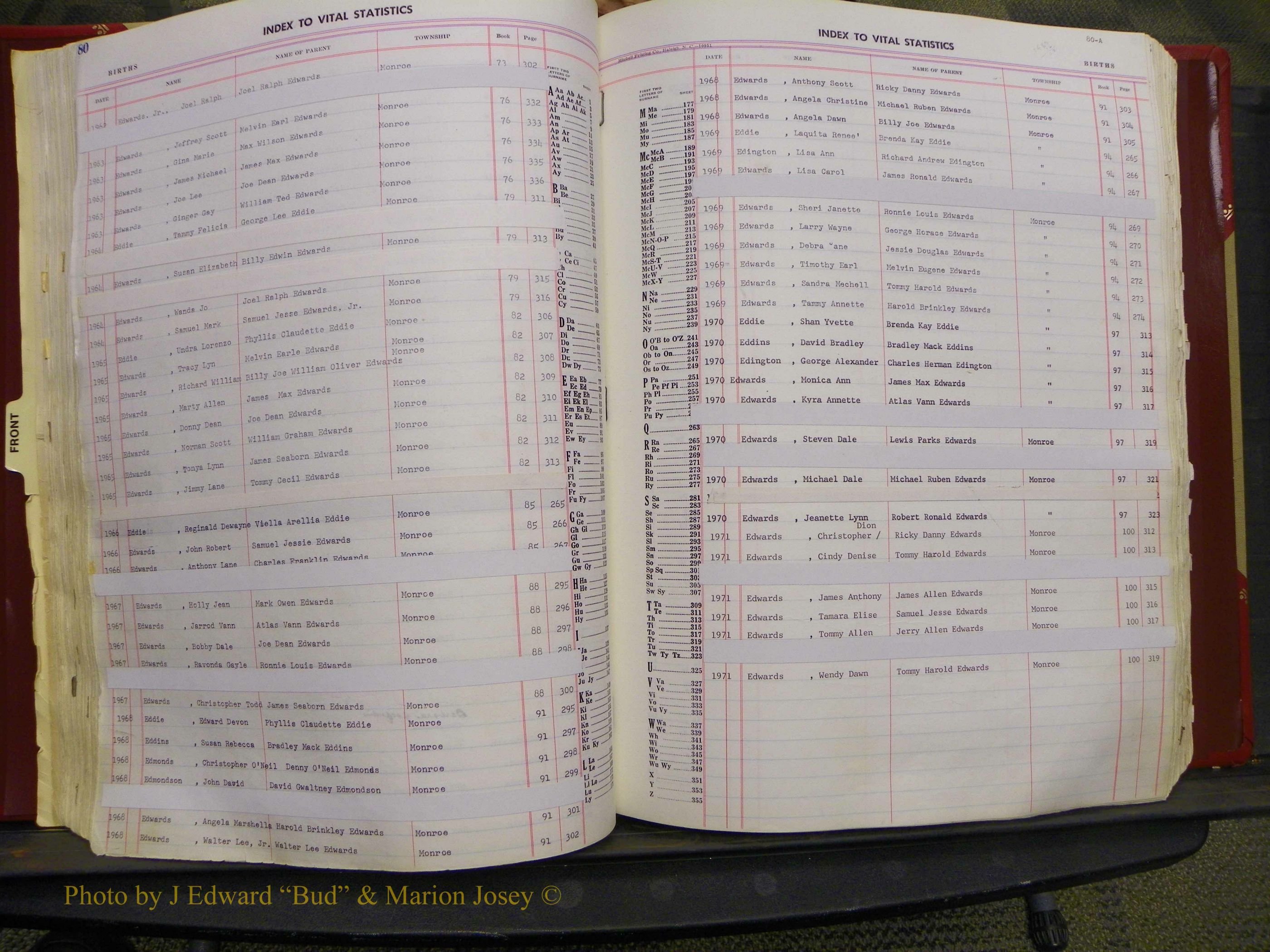 Union Co, NC Births, A-Z, 1956-1971 (88).JPG