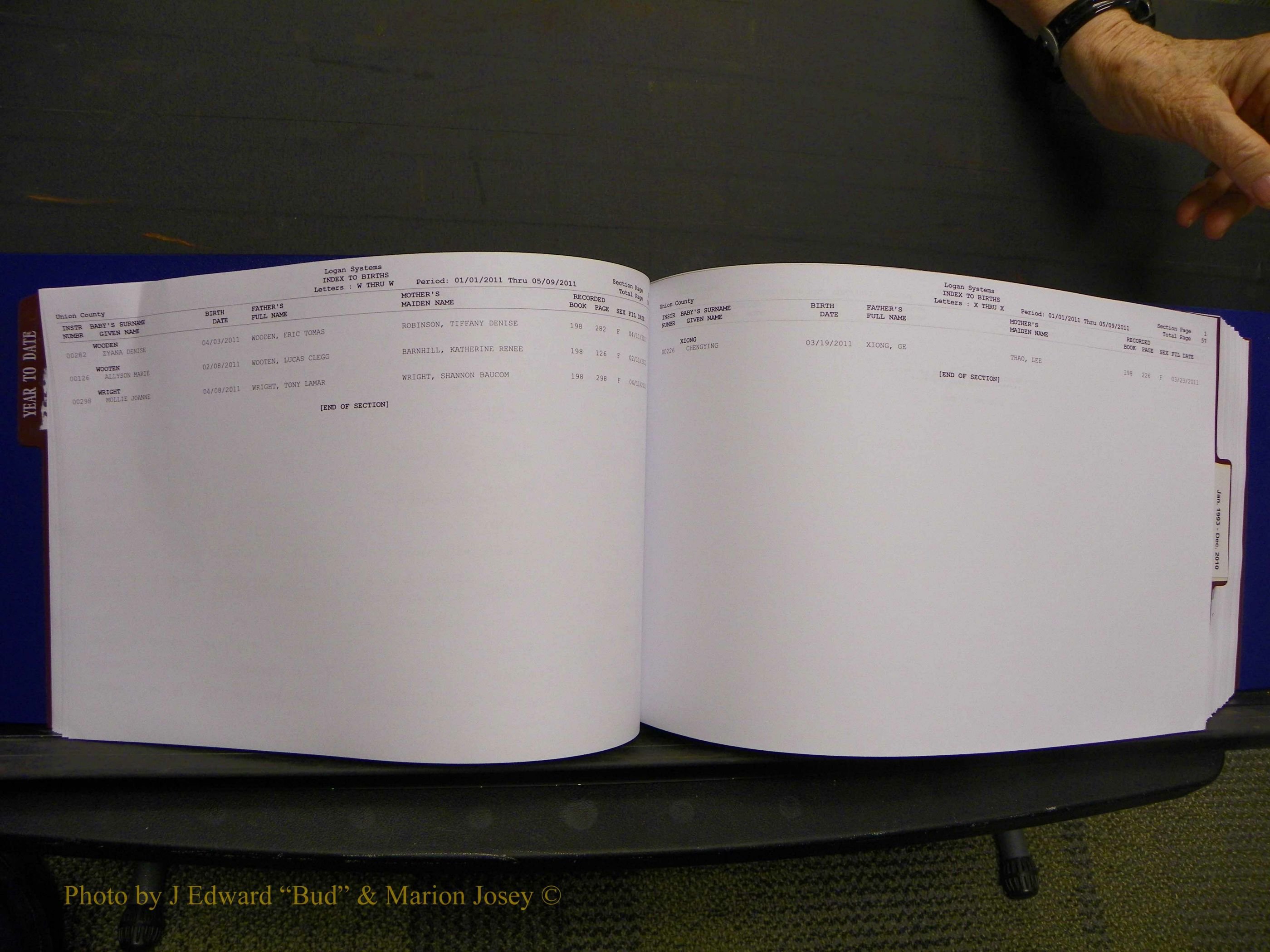 Union Co, NC Births, A-Z, 1993-2010 (30).JPG