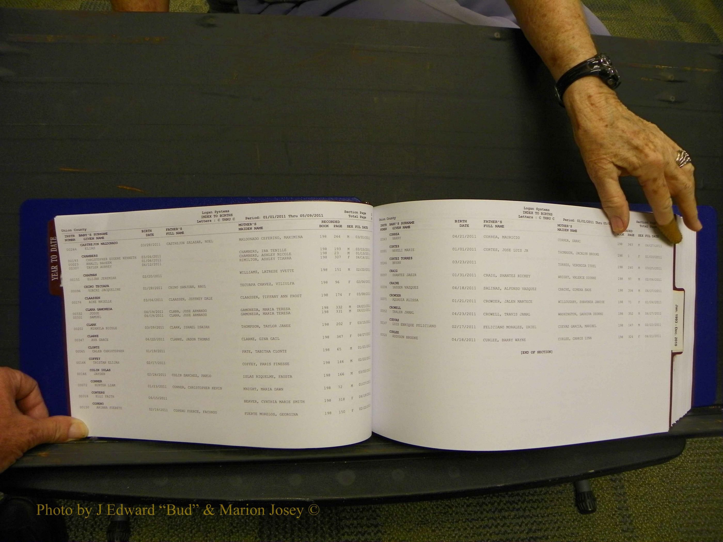 Union Co, NC Births, A-Z, 1993-2010 (5).JPG