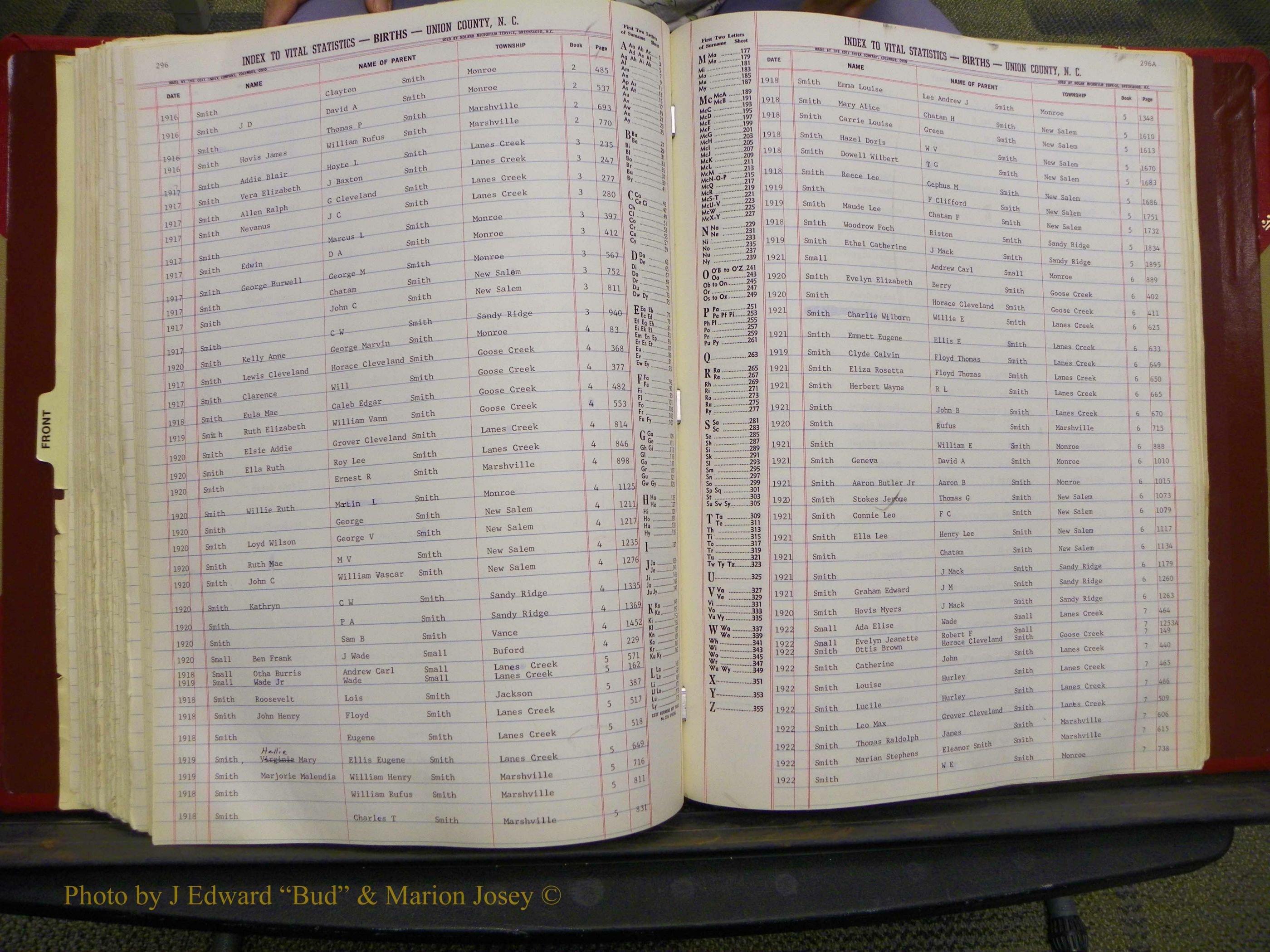 Union Co, NC Births, L-Z, 1913-1937 (145).JPG