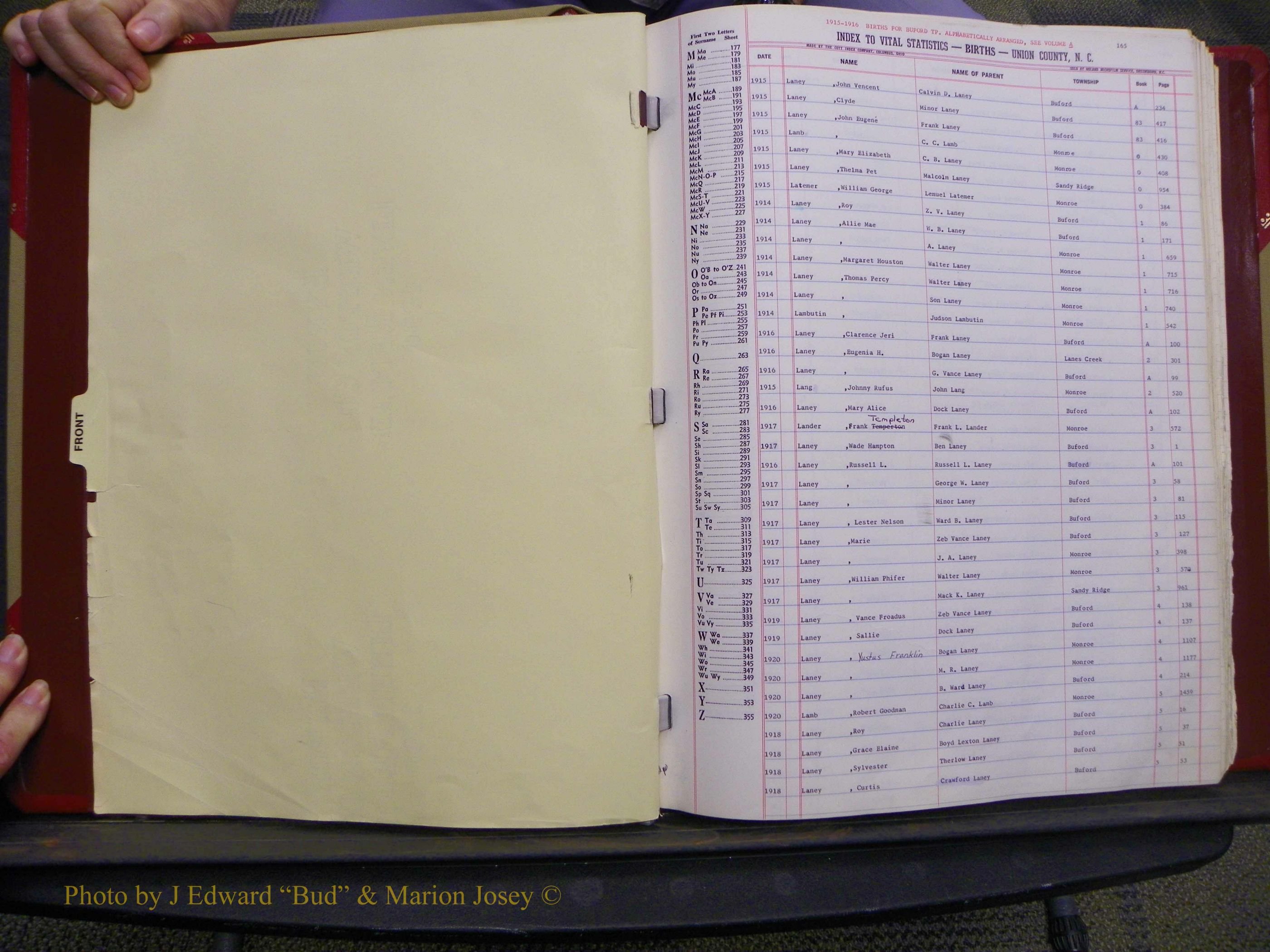 Union Co, NC Births, L-Z, 1913-1937 (2).JPG