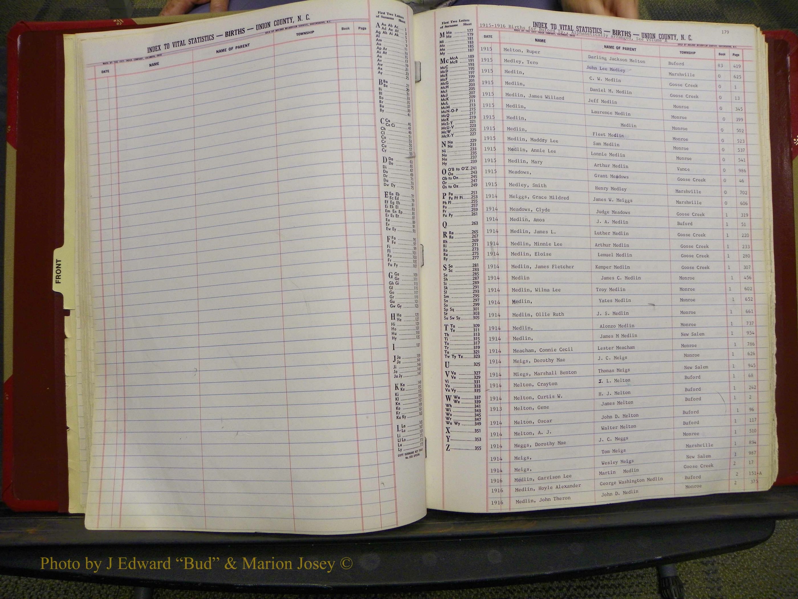 Union Co, NC Births, L-Z, 1913-1937 (26).JPG