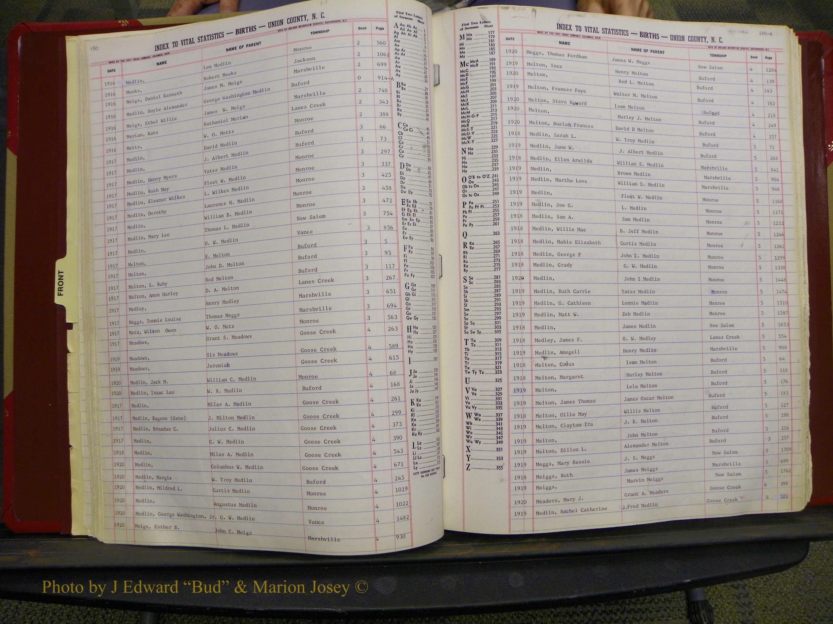 Union Co, NC Births, L-Z, 1913-1937 (27).JPG