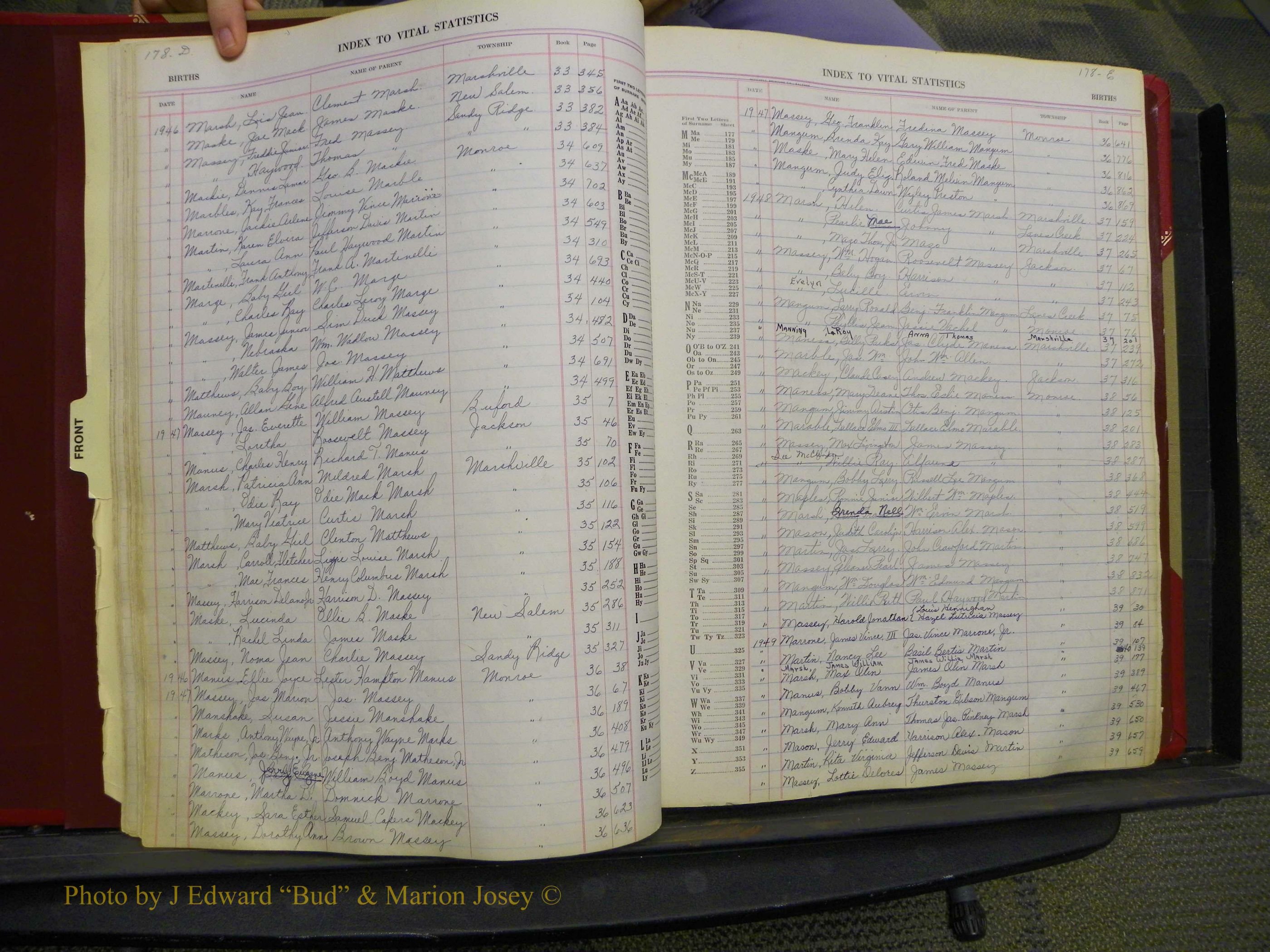 Union Co, NC Births, L-Z, 1938-1955 (20).JPG