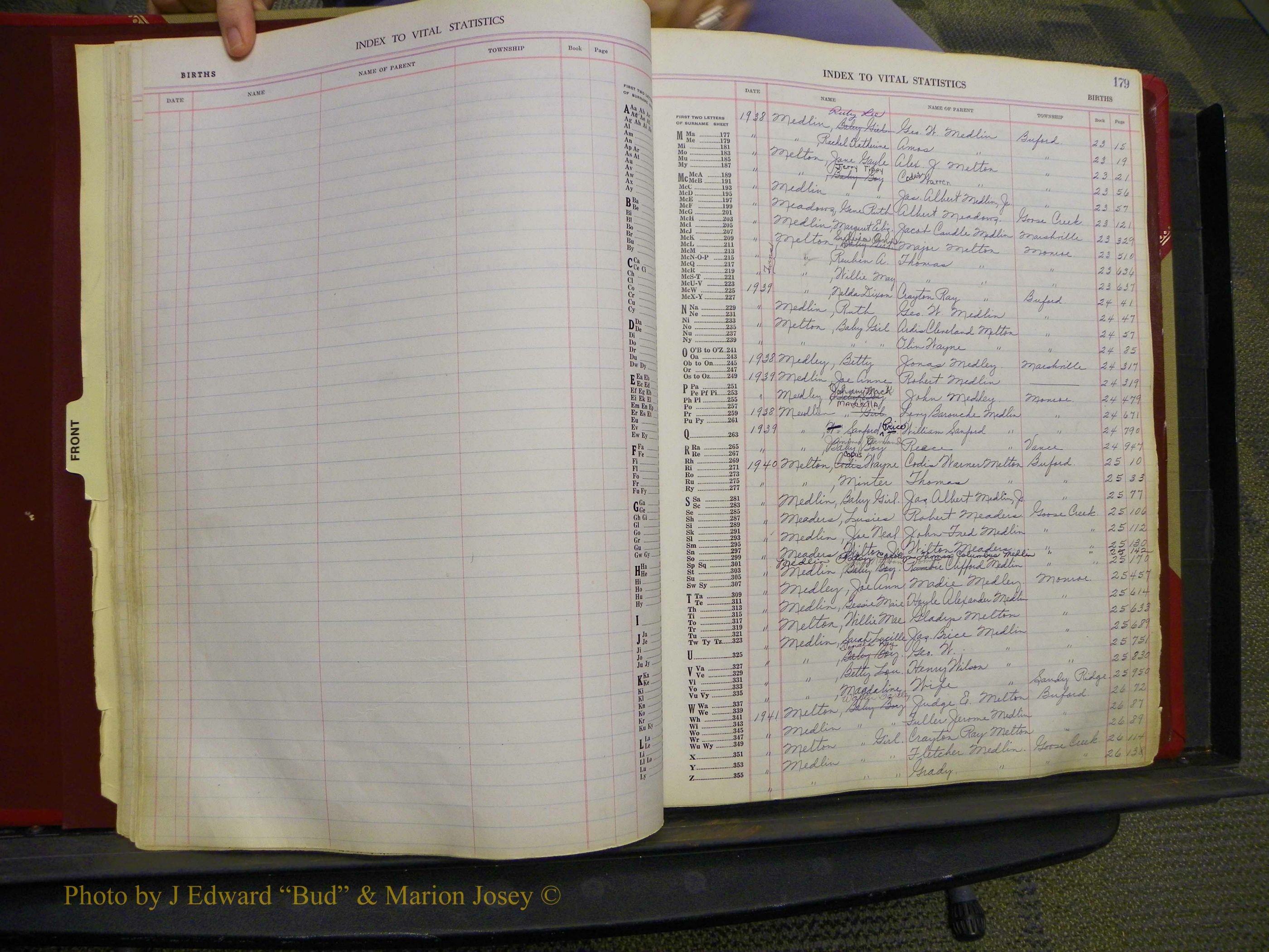 Union Co, NC Births, L-Z, 1938-1955 (23).JPG