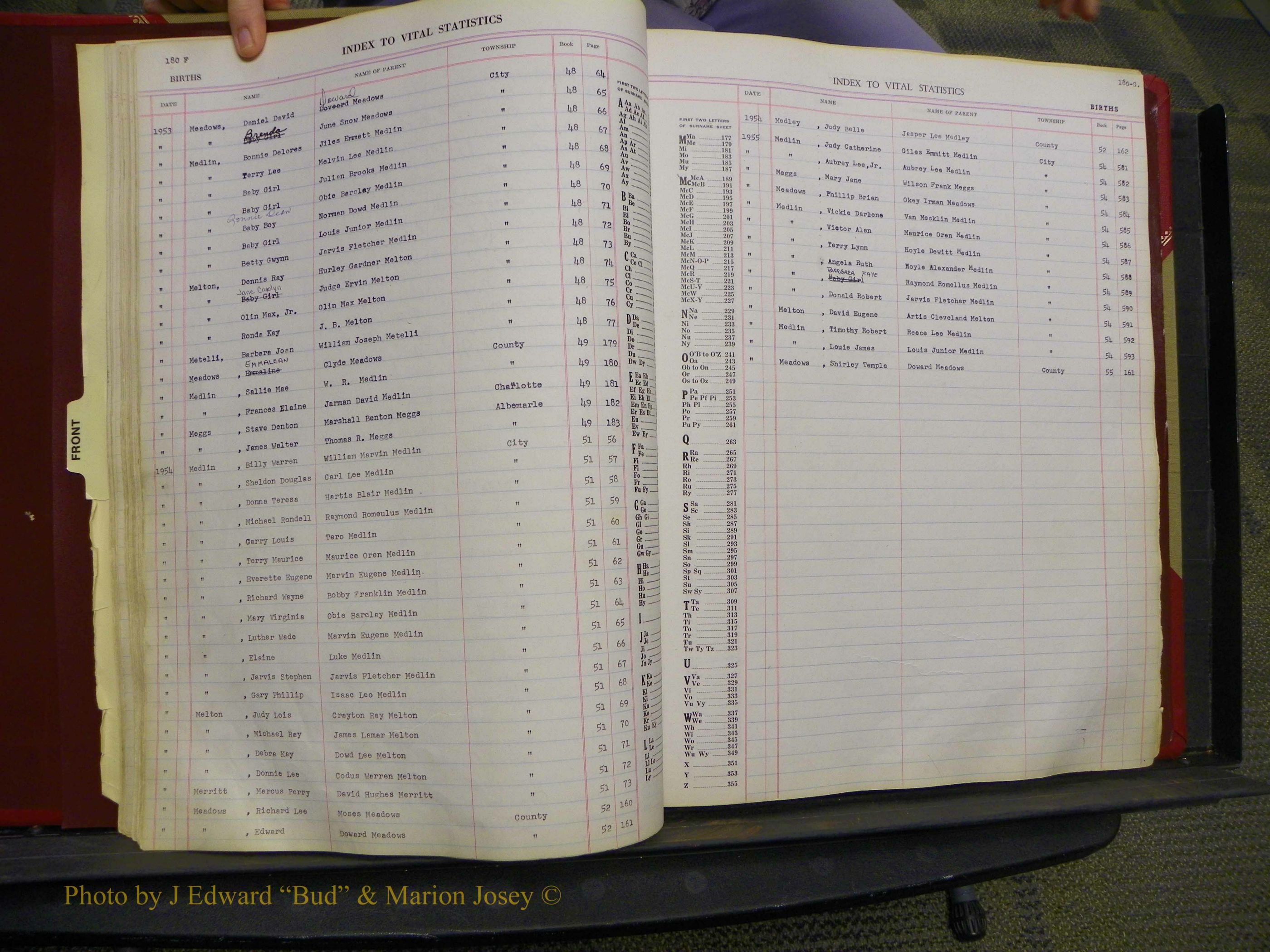 Union Co, NC Births, L-Z, 1938-1955 (27).JPG