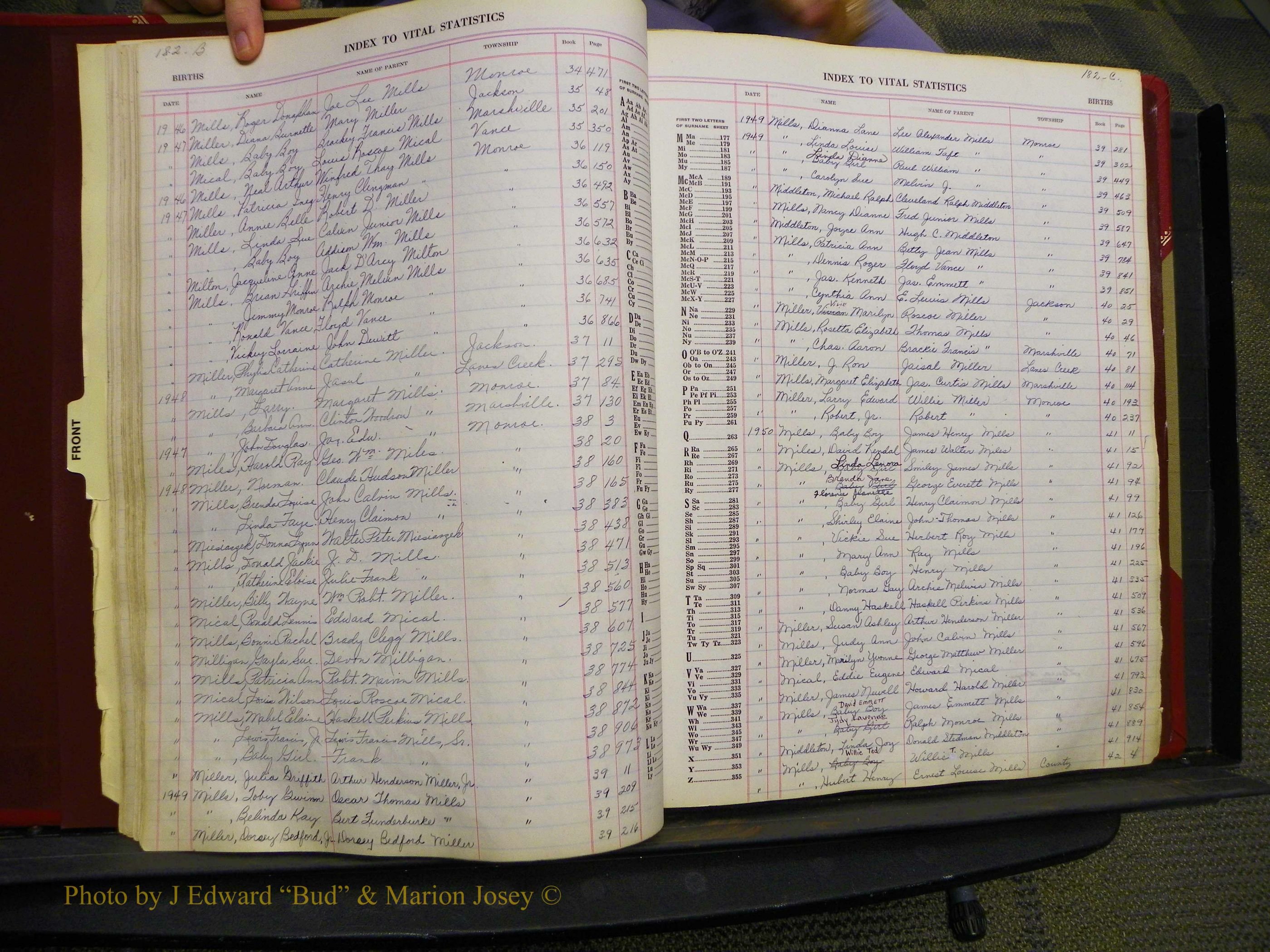 Union Co, NC Births, L-Z, 1938-1955 (30).JPG