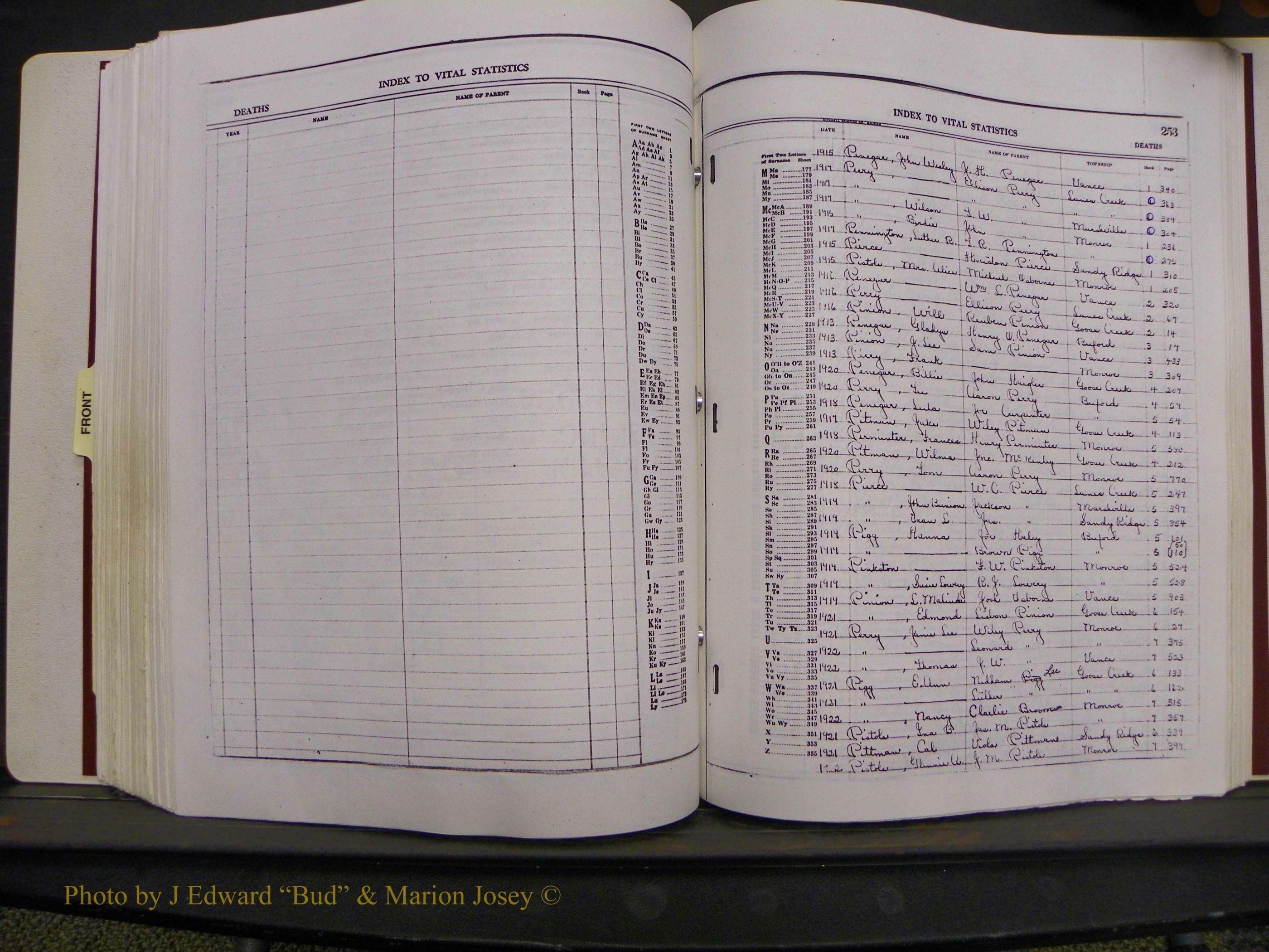 Union Co, NC Deaths, A-Z, 1914-1959 (225).JPG