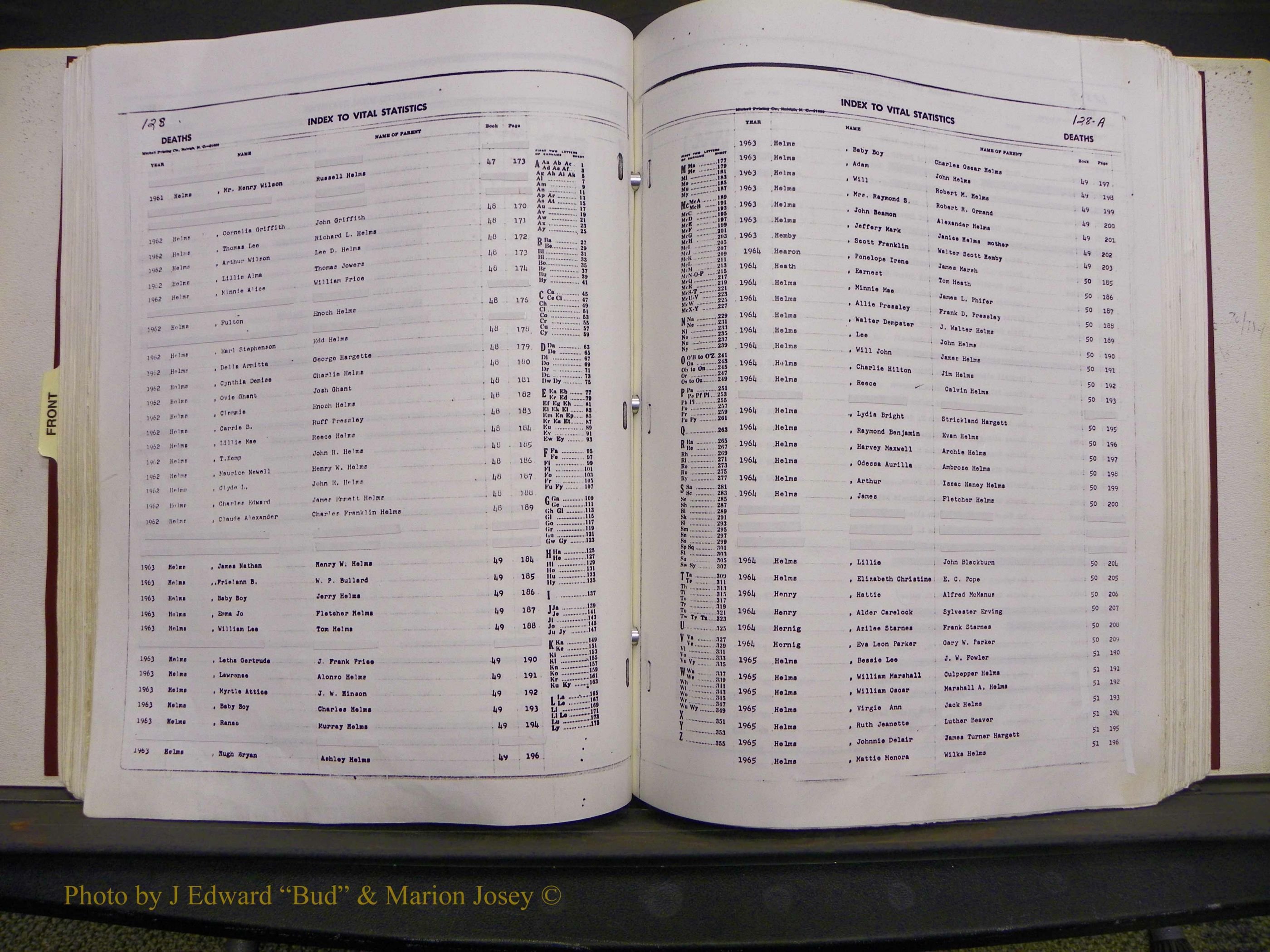 Union Co, NC Deaths, A-Z, 1960-1992 (120).JPG