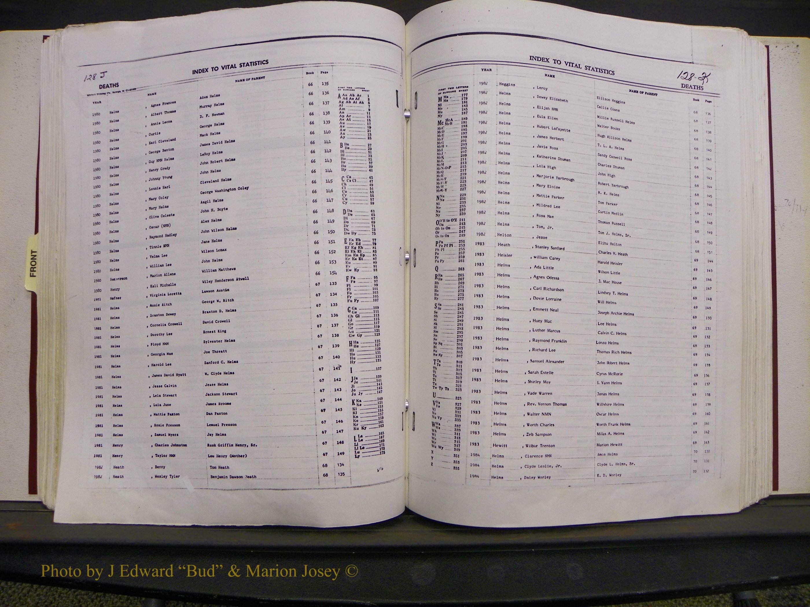 Union Co, NC Deaths, A-Z, 1960-1992 (123).JPG