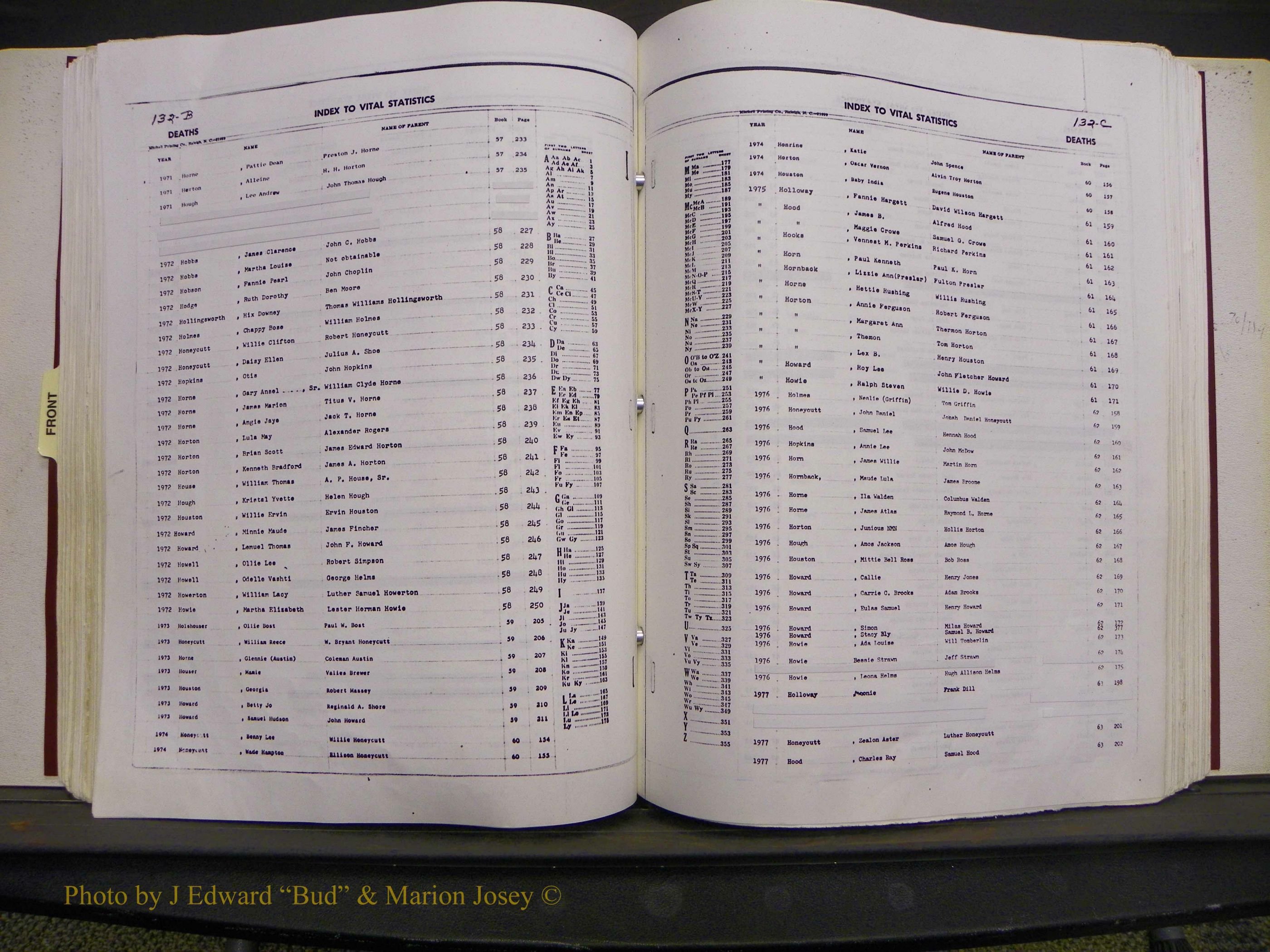 Union Co, NC Deaths, A-Z, 1960-1992 (133).JPG