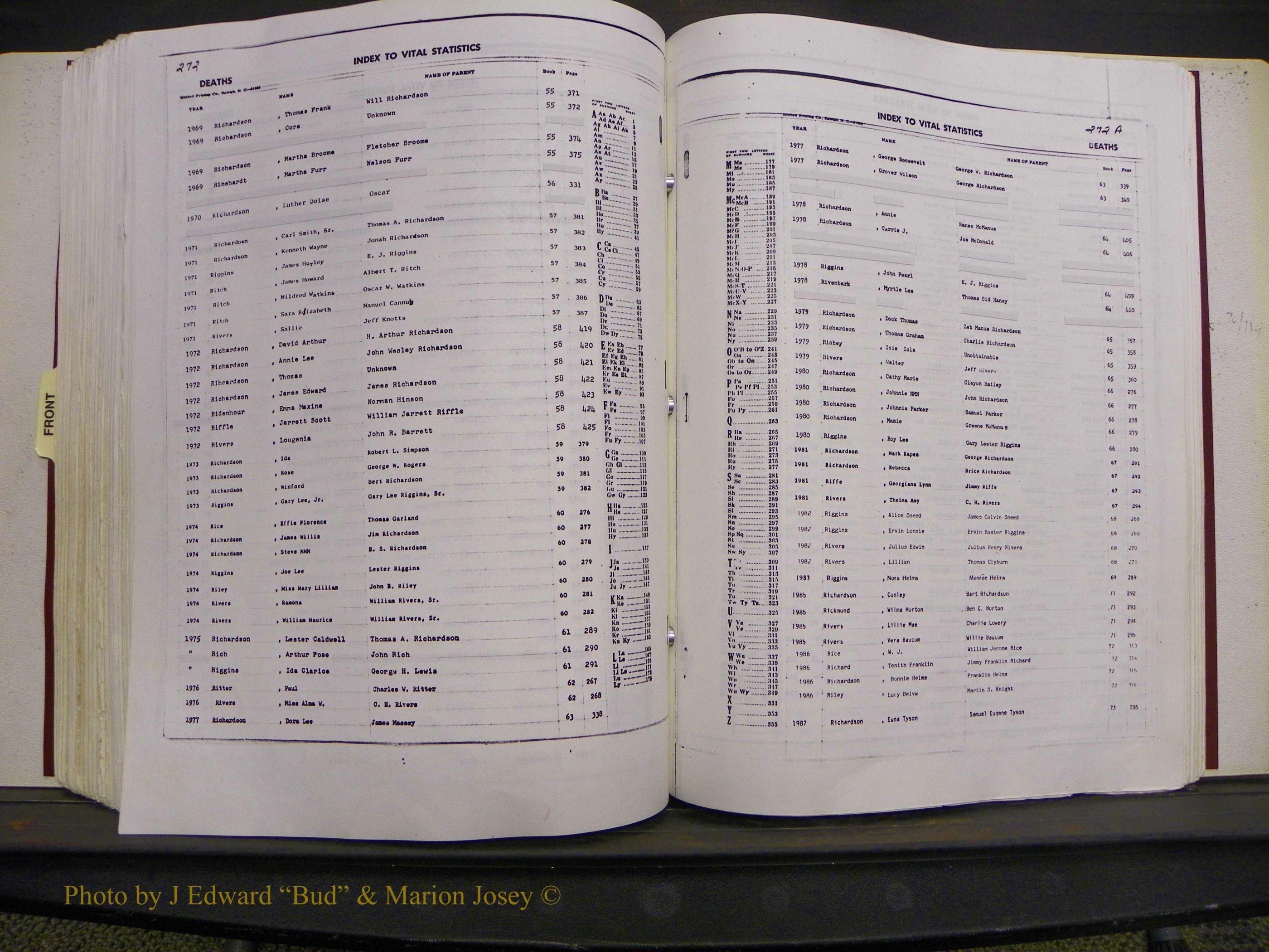 Union Co, NC Deaths, A-Z, 1960-1992 (236).JPG