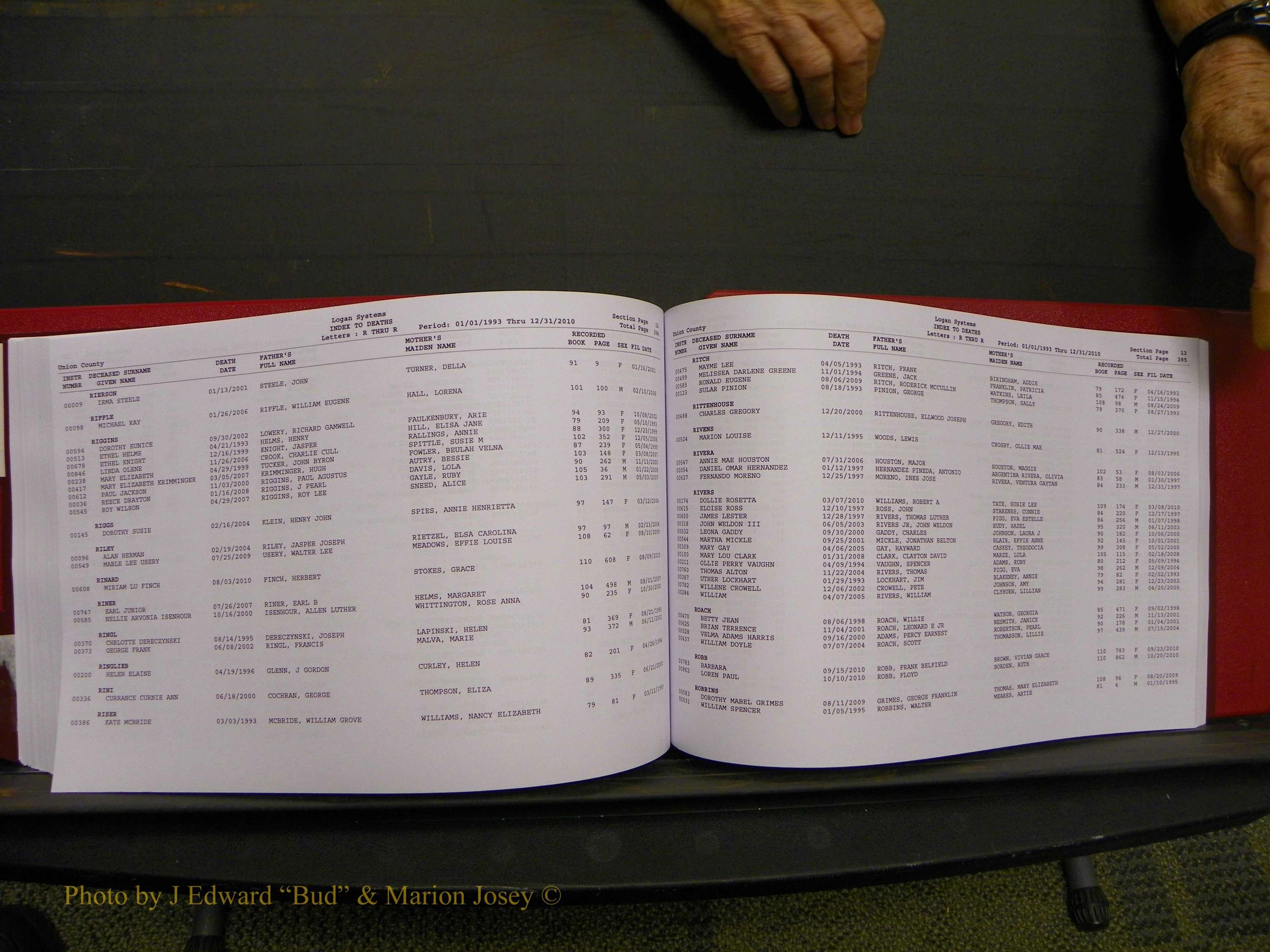 Union Co, NC Deaths, A-Z, 1993-2010 (216).JPG