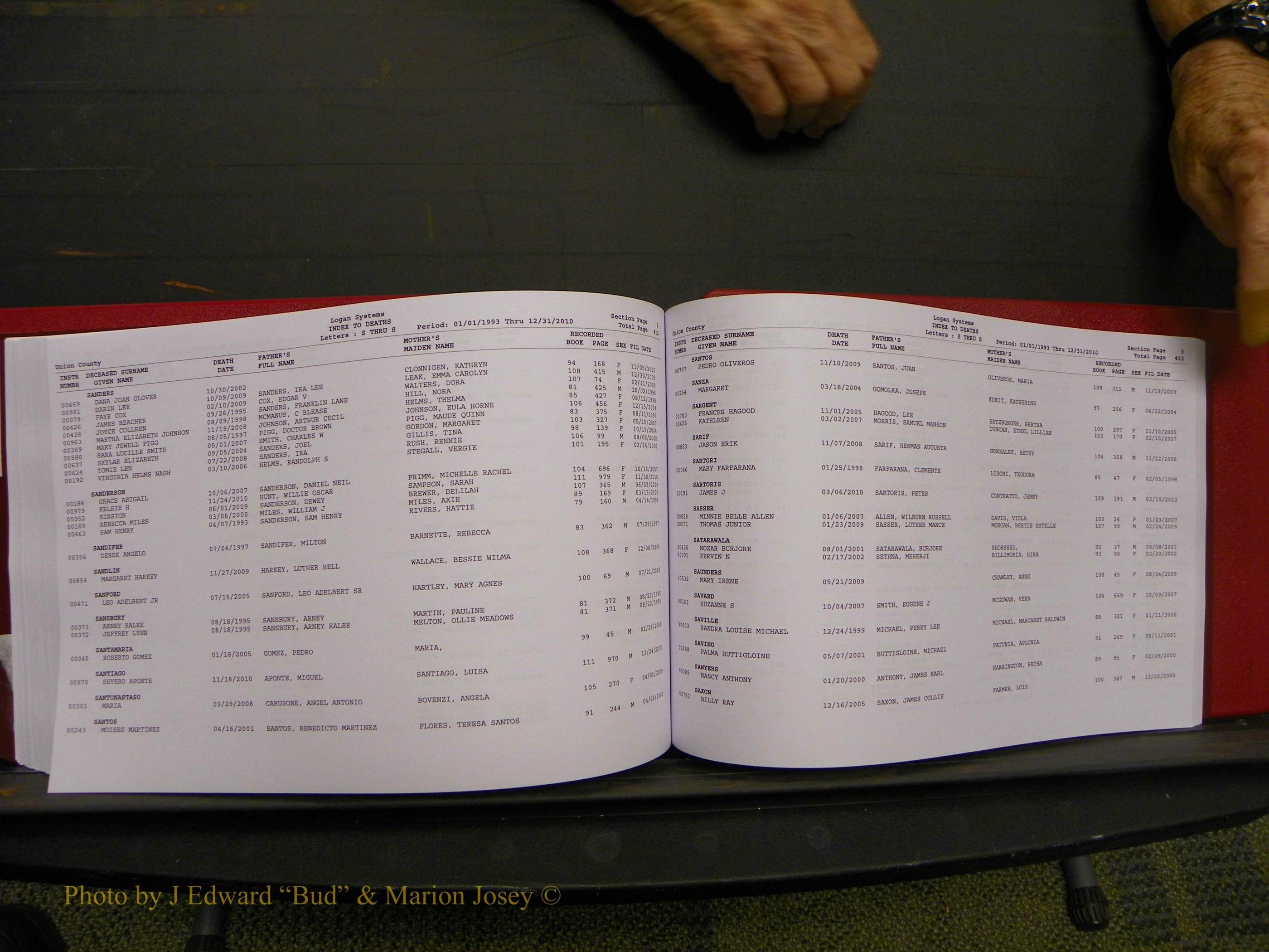 Union Co, NC Deaths, A-Z, 1993-2010 (225).JPG