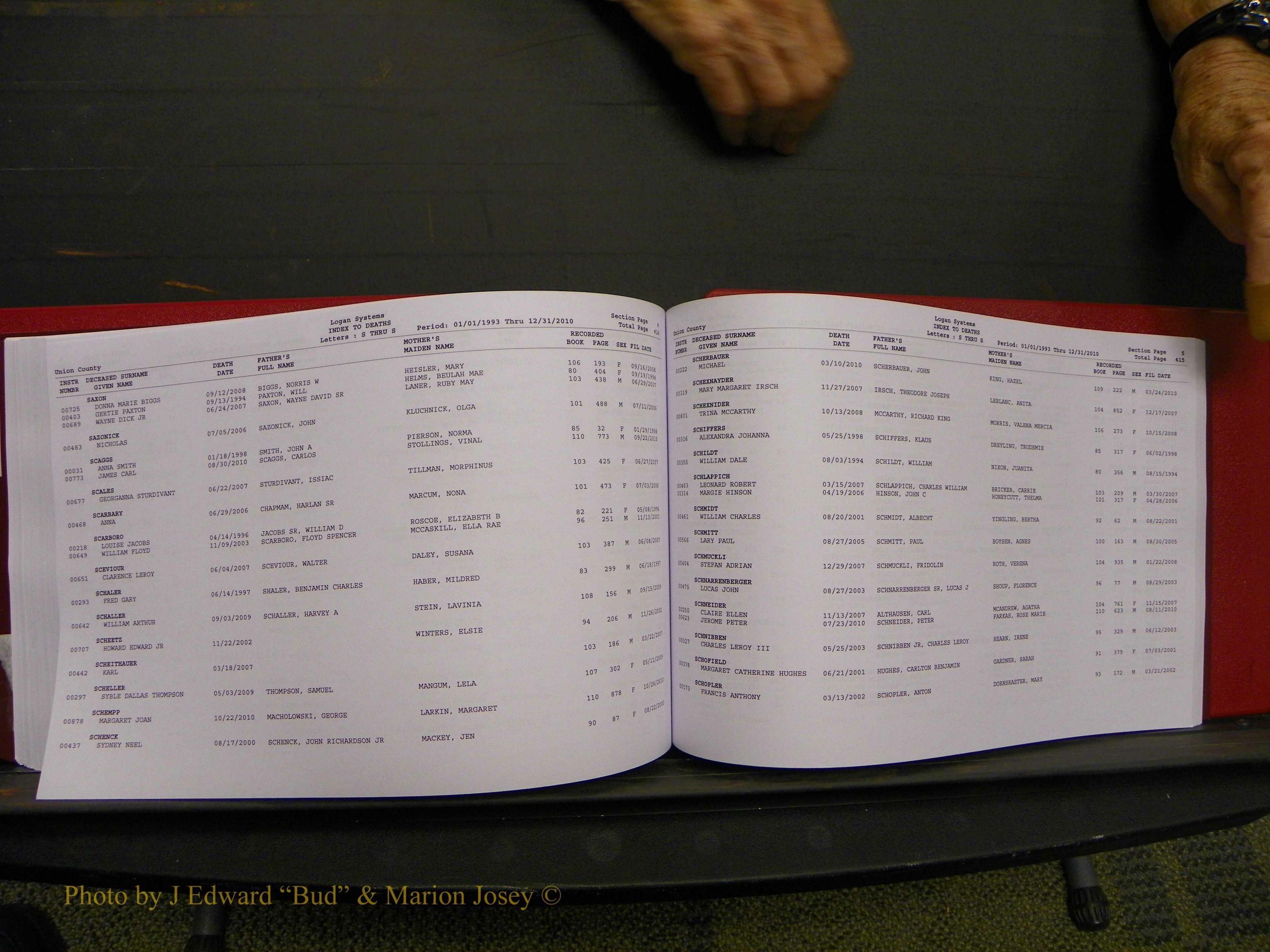 Union Co, NC Deaths, A-Z, 1993-2010 (226).JPG