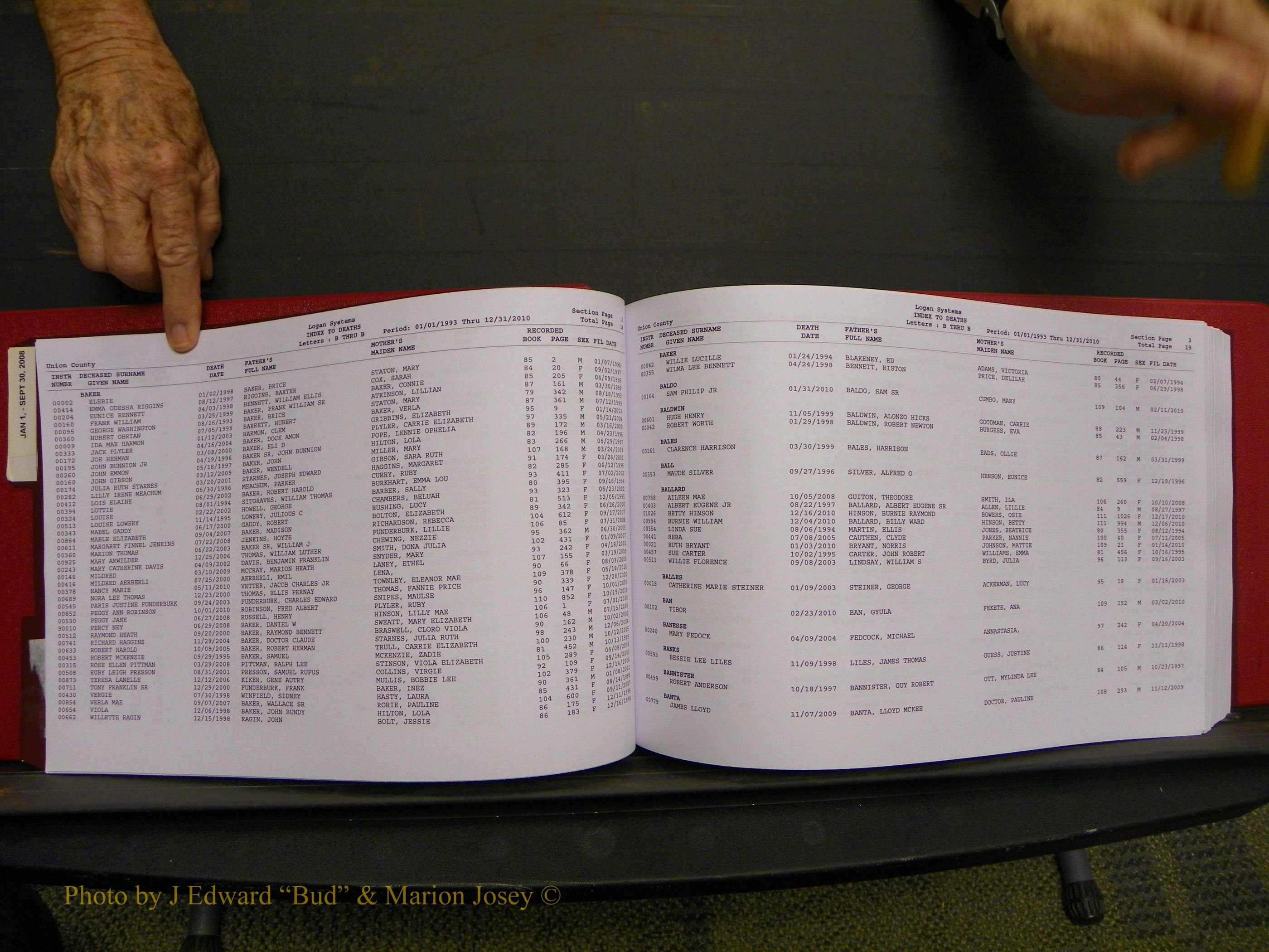 Union Co, NC Deaths, A-Z, 1993-2010 (28).JPG