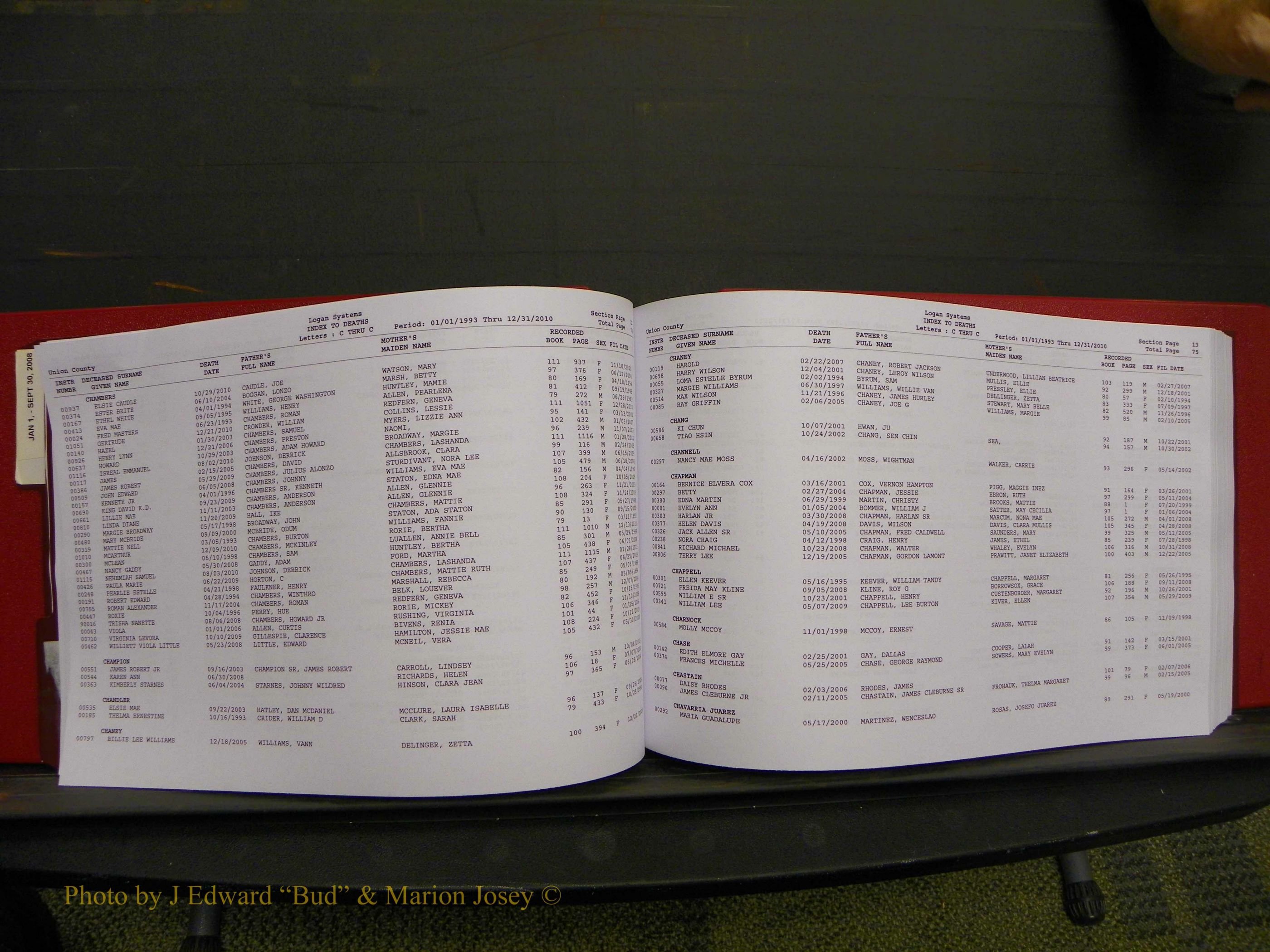 Union Co, NC Deaths, A-Z, 1993-2010 (57).JPG