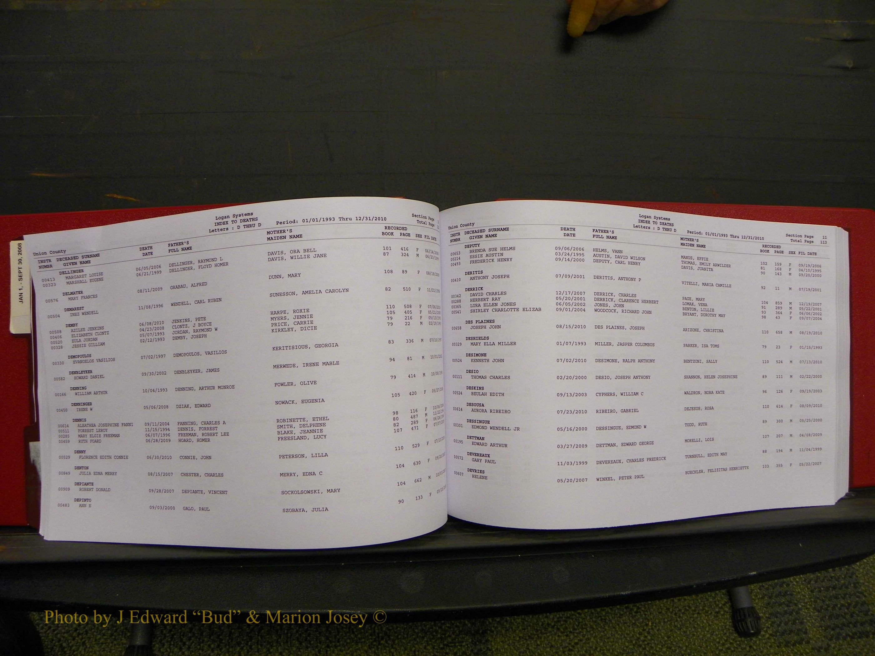 Union Co, NC Deaths, A-Z, 1993-2010 (75).JPG