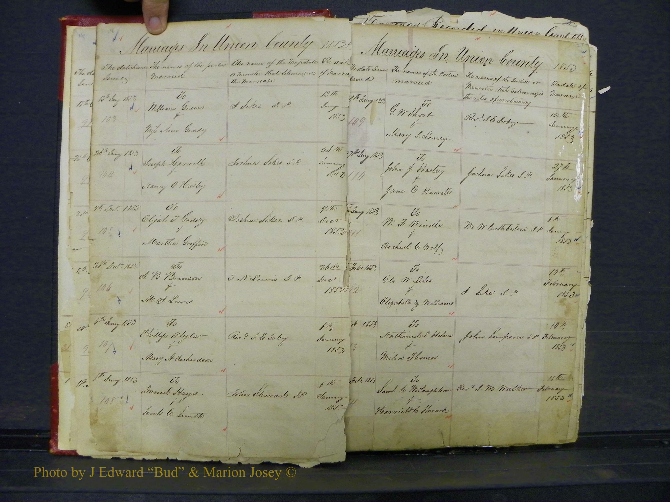 Union Co, NC Marriage Books 1, A-Z, 1851-1853 (11).JPG