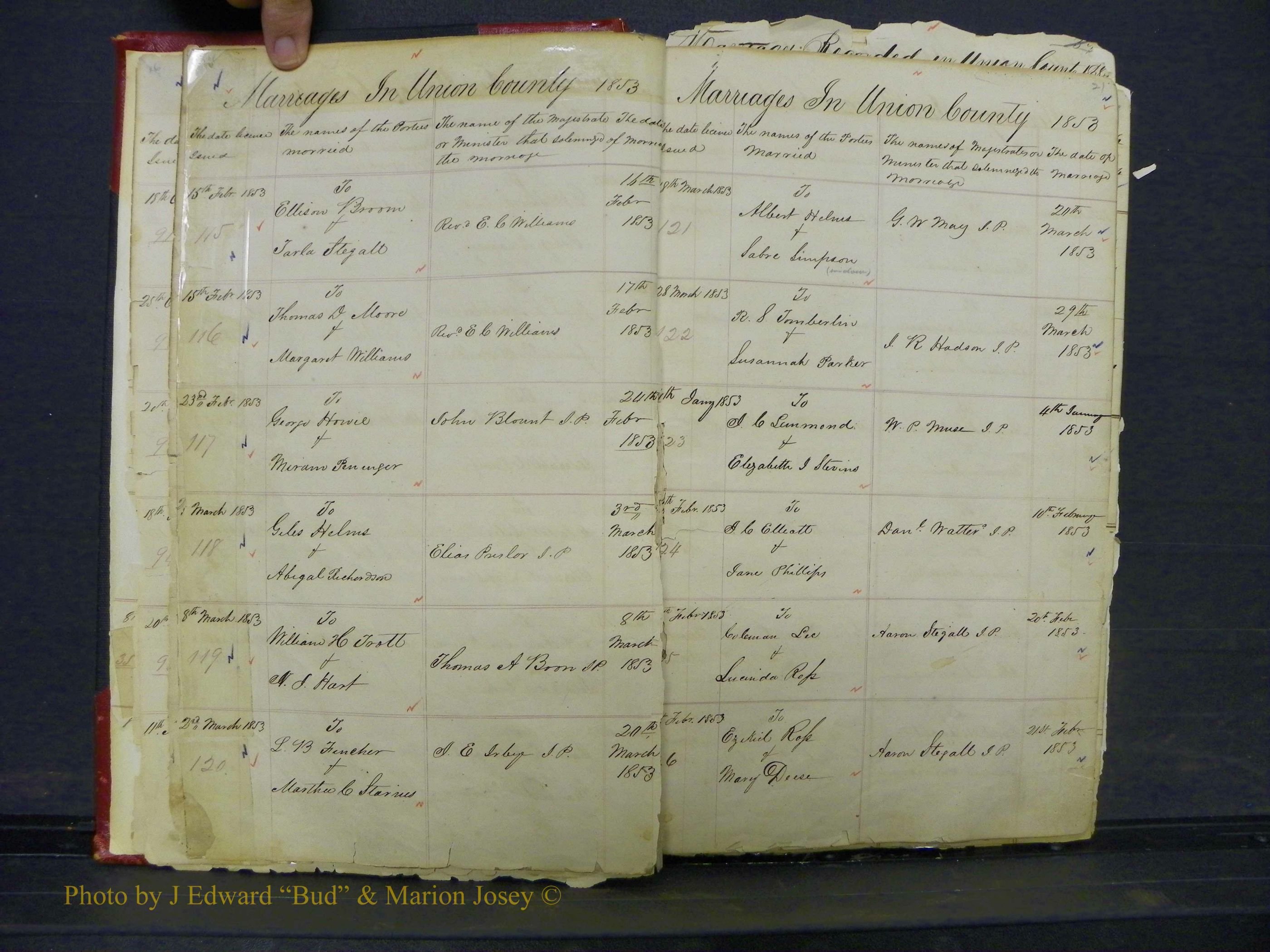 Union Co, NC Marriage Books 1, A-Z, 1851-1853 (12).JPG